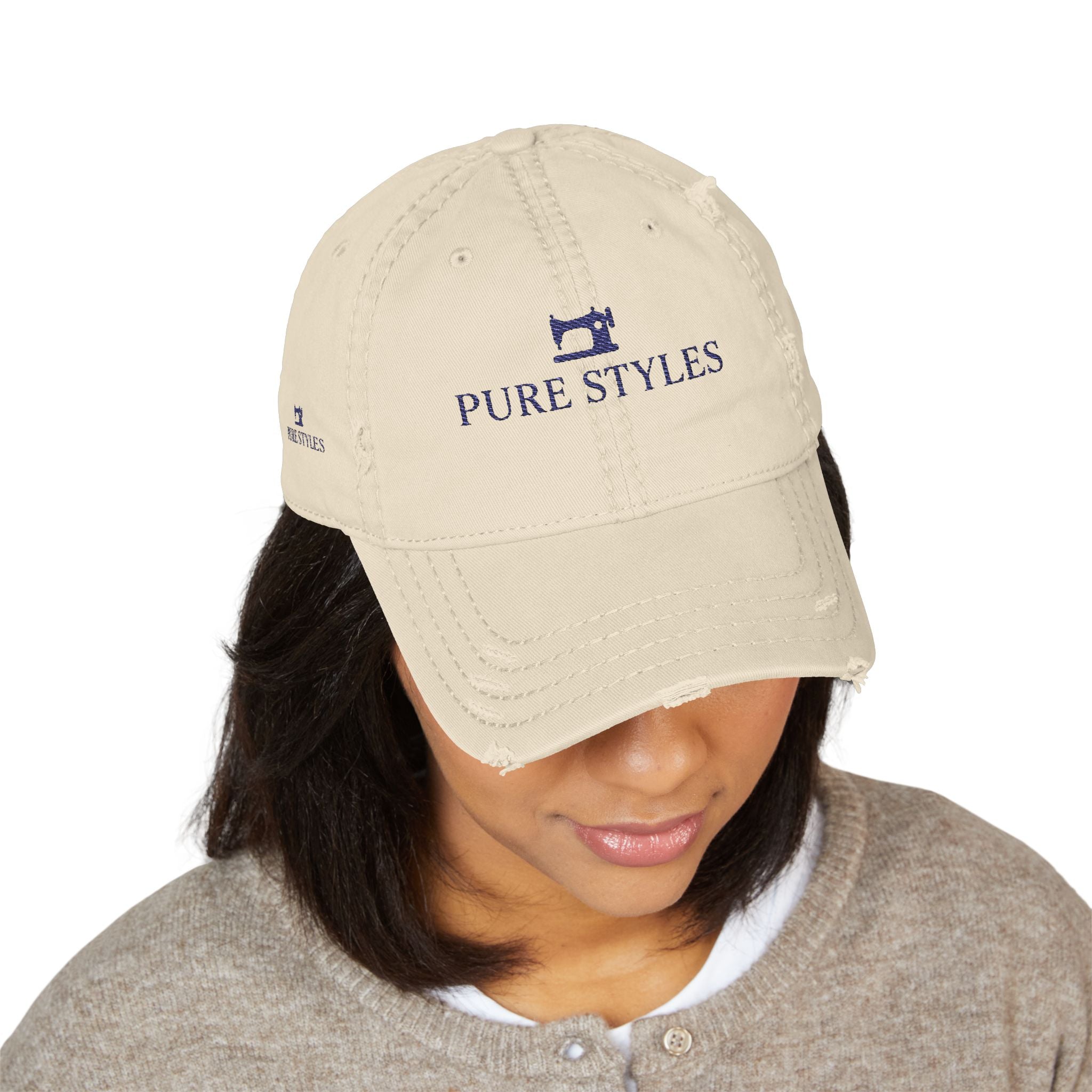 Distressed Dad Hat - Vintage Style Cap for Everyday Wear, Casual Outings, Gifting, Fashion Accessory, Outdoor Activities