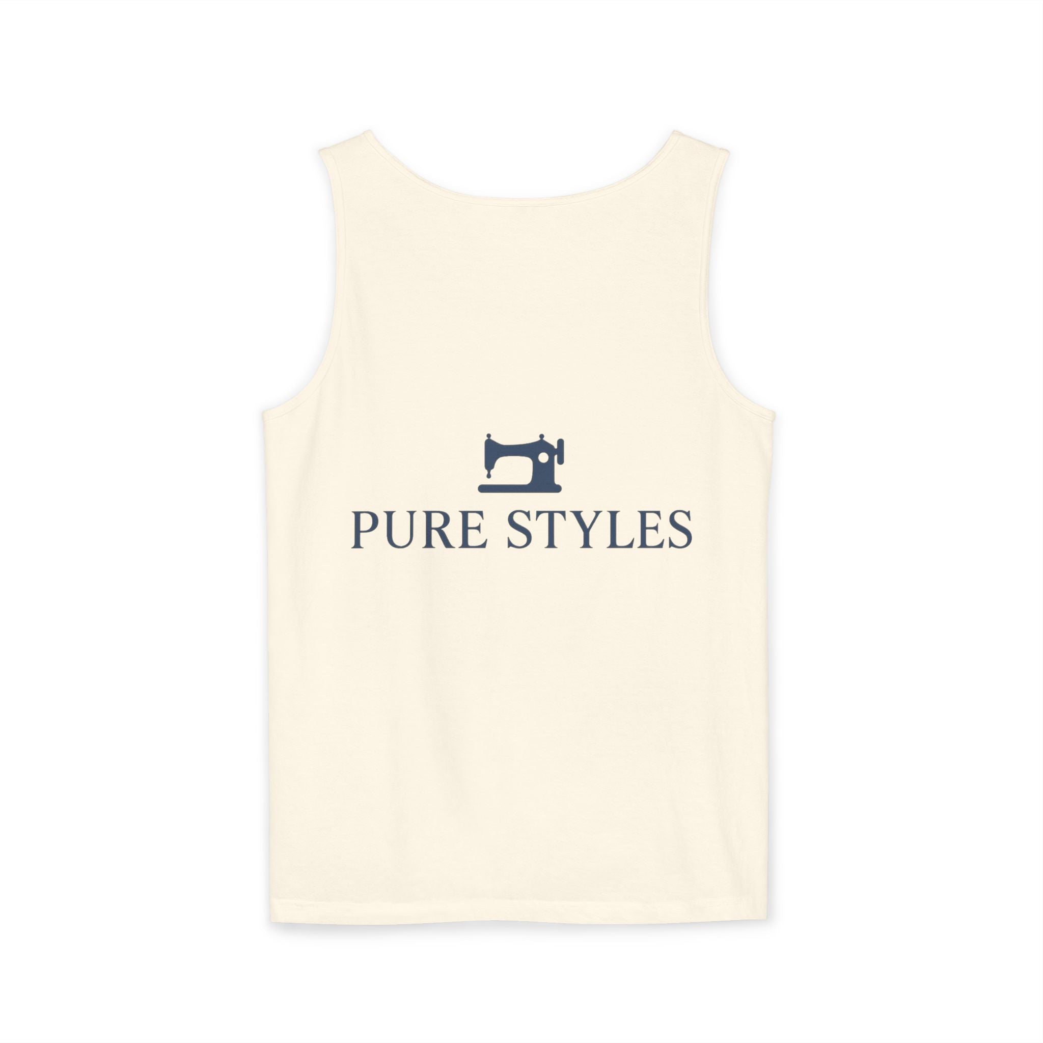 Vibrant Tropical Scene Tank Top - Unisex Summer Wear, Beach Casual, Vacation Apparel, Gift for Nature Lovers, Relaxed Fit Fashion