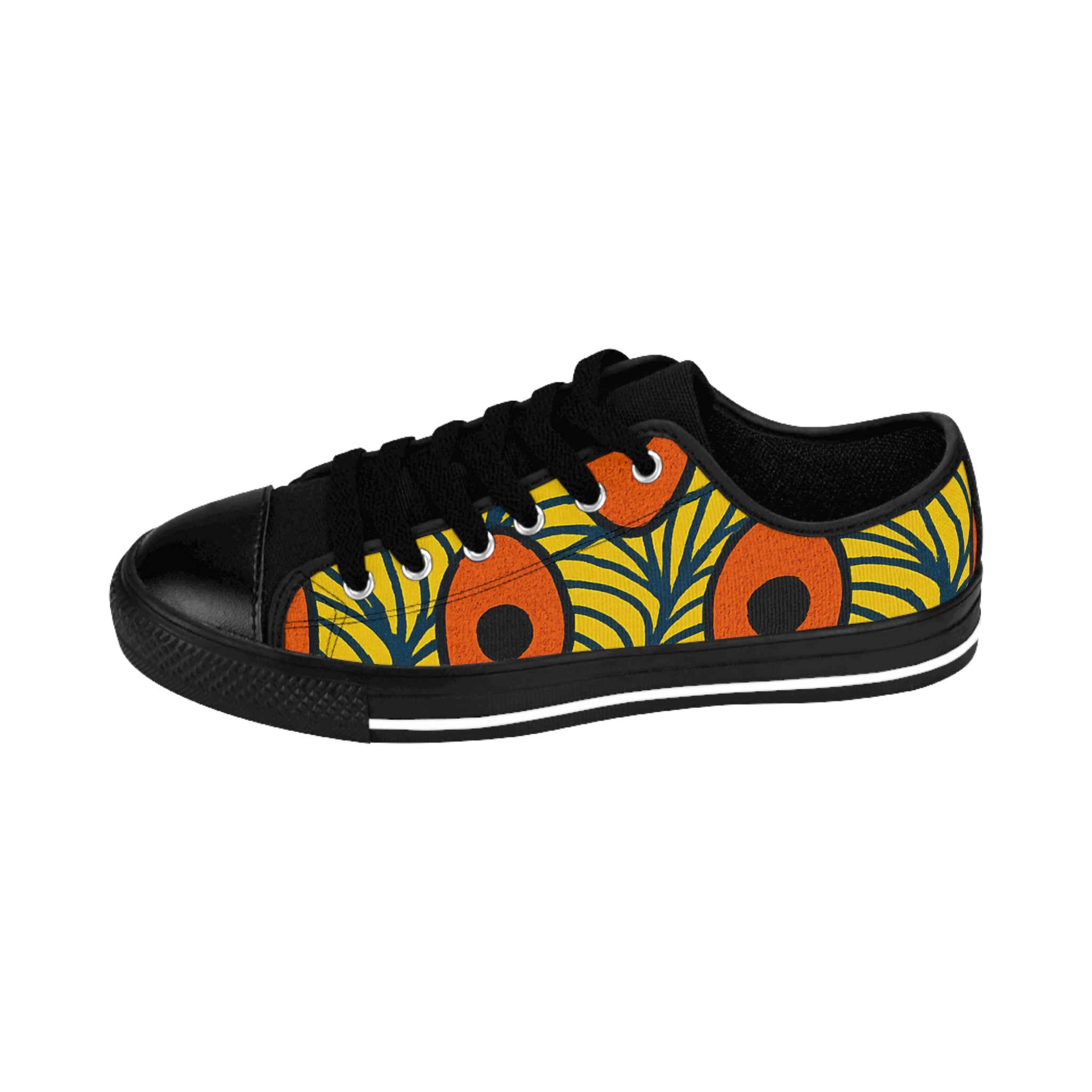 Vibrant Women's Sneakers with Bold Design for Casual Outings, Festivals, Everyday Wear, Unique Gift Idea, Fashion Statement