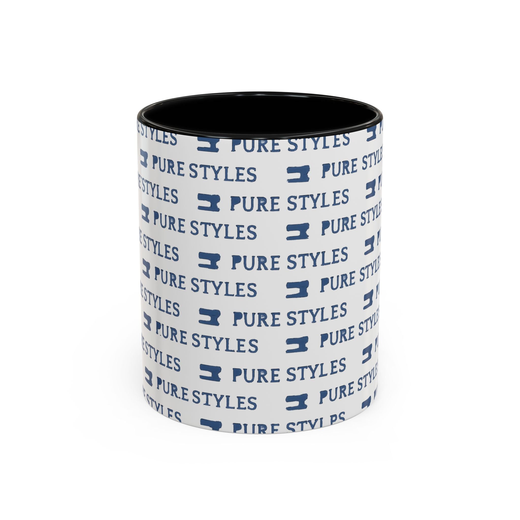Stylish Accent Coffee Mug for Home or Office, Gift for Coffee Lovers, Modern Ceramic Cup, 11oz & 15oz Sizes