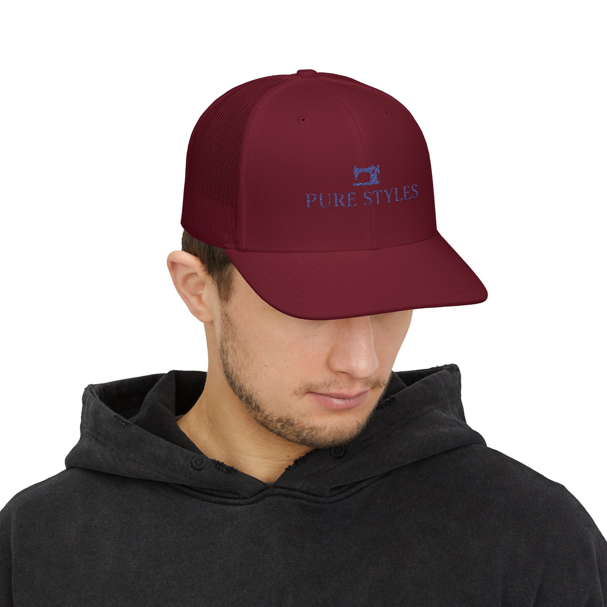 Stylish Embroidered Snapback Trucker Cap, Perfect for Crafters, Everyday Wear, Gifts, Outdoor Activities, Unique Fashion Statement