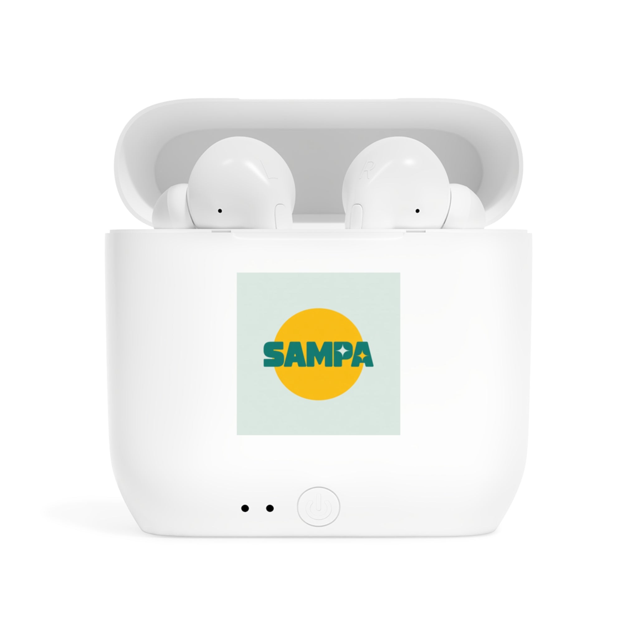 Wireless Earbuds Case, Custom Sampa Earbuds Holder, Tech Gift for Music Lovers, Portable Charging Cover, Unique Earphone Accessories
