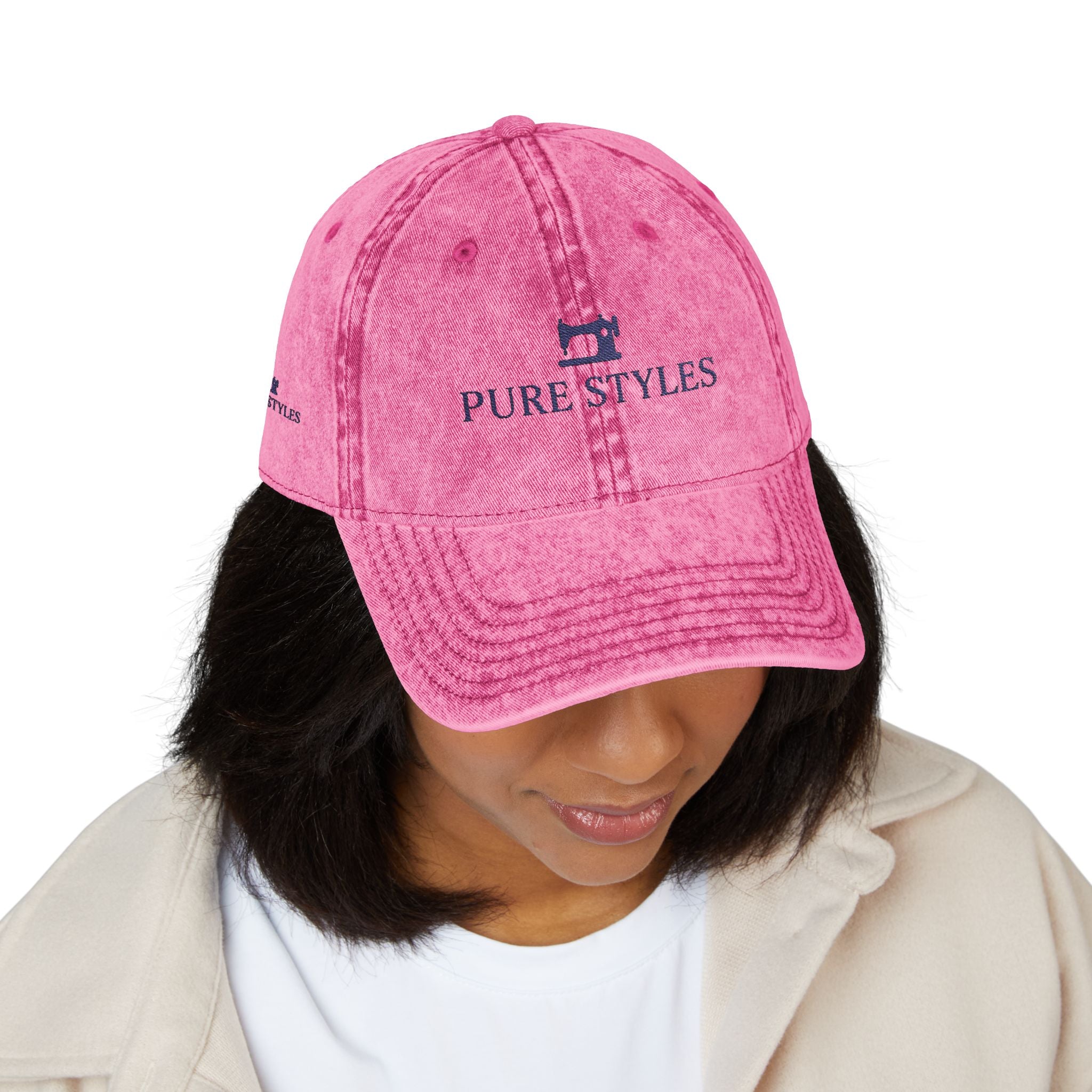 Vintage Embroidered Cap, Casual Hat, Retro Style Headwear, Trendy Accessory, Gifts for Him/Her