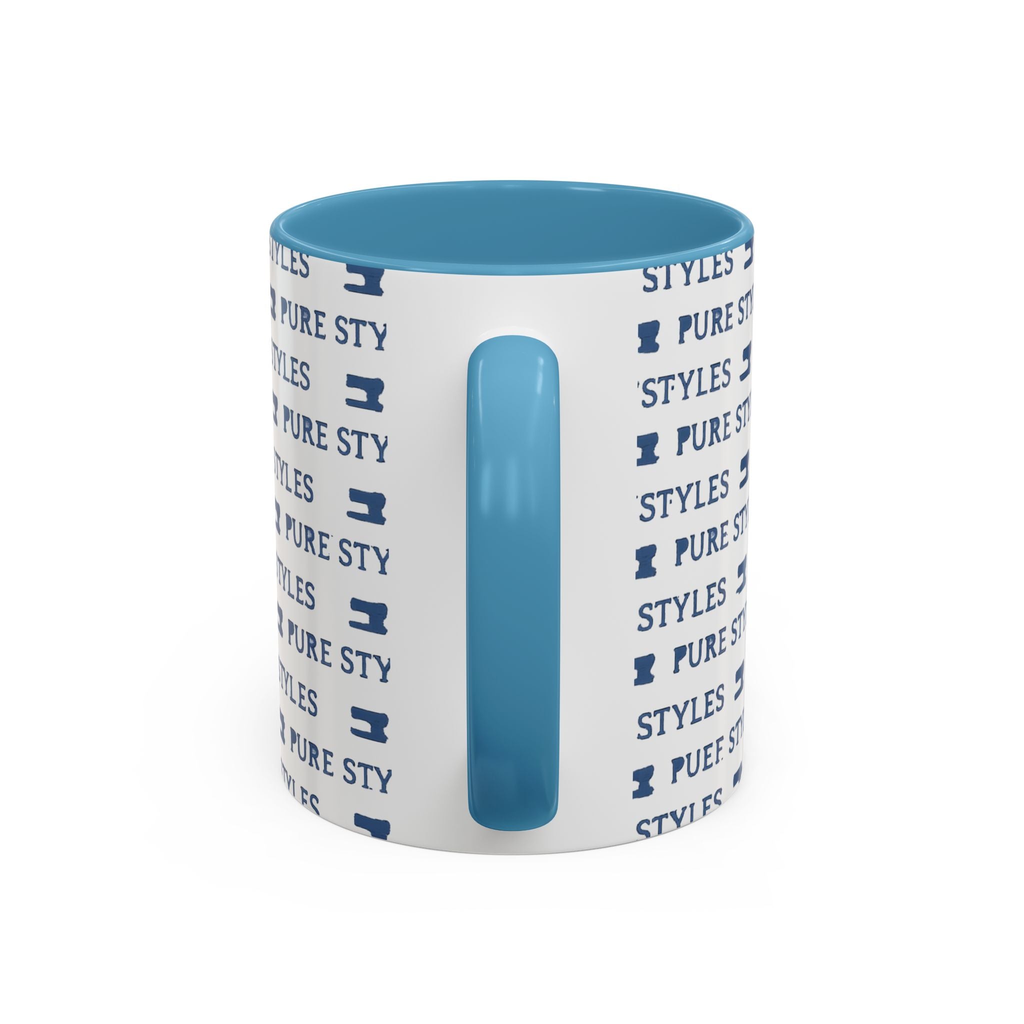 Stylish Accent Coffee Mug for Home or Office, Gift for Coffee Lovers, Modern Ceramic Cup, 11oz & 15oz Sizes