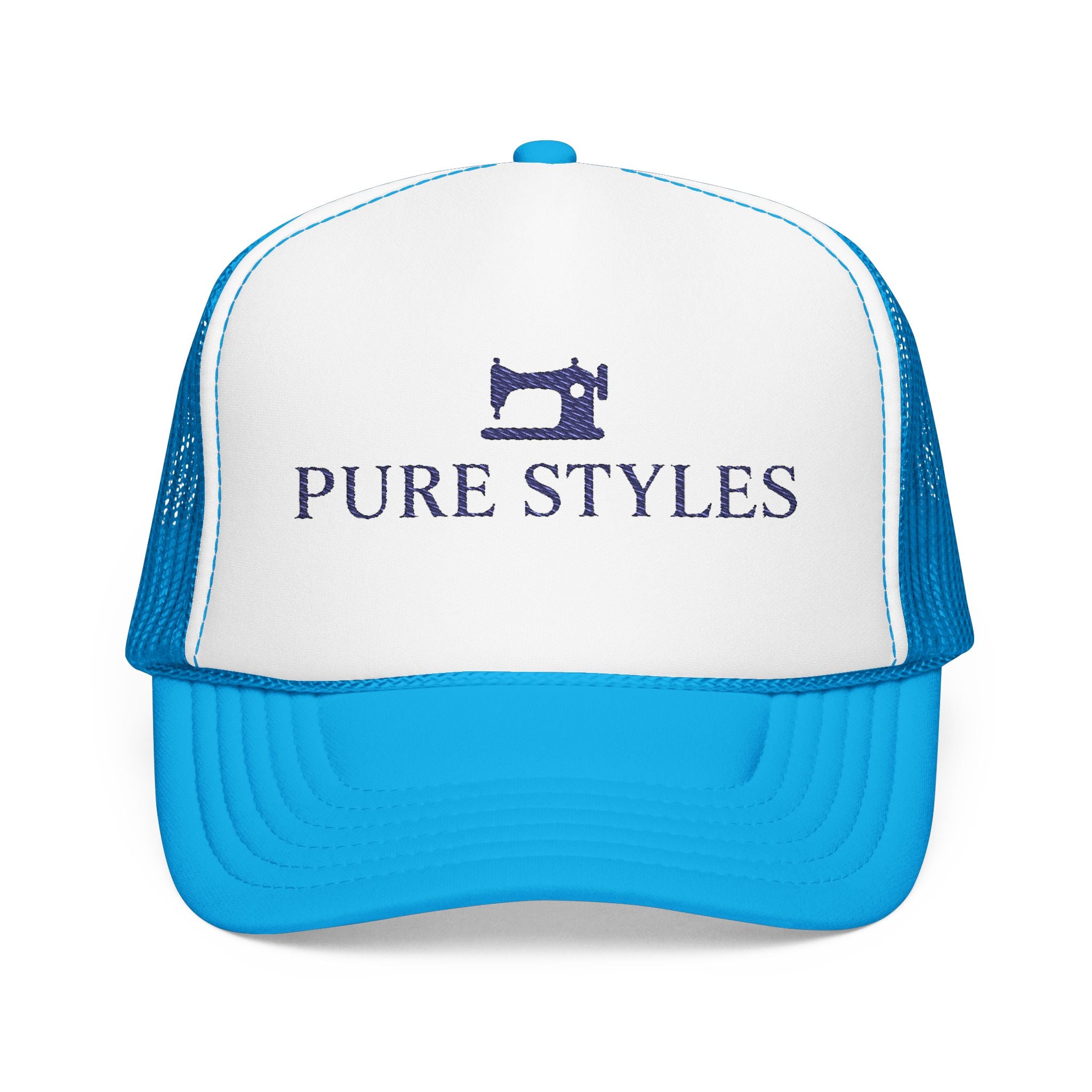 Embroidered Foam Trucker Hat - Stylish Cap for Outdoors, Gifts, Parties, Sports, Everyday Wear