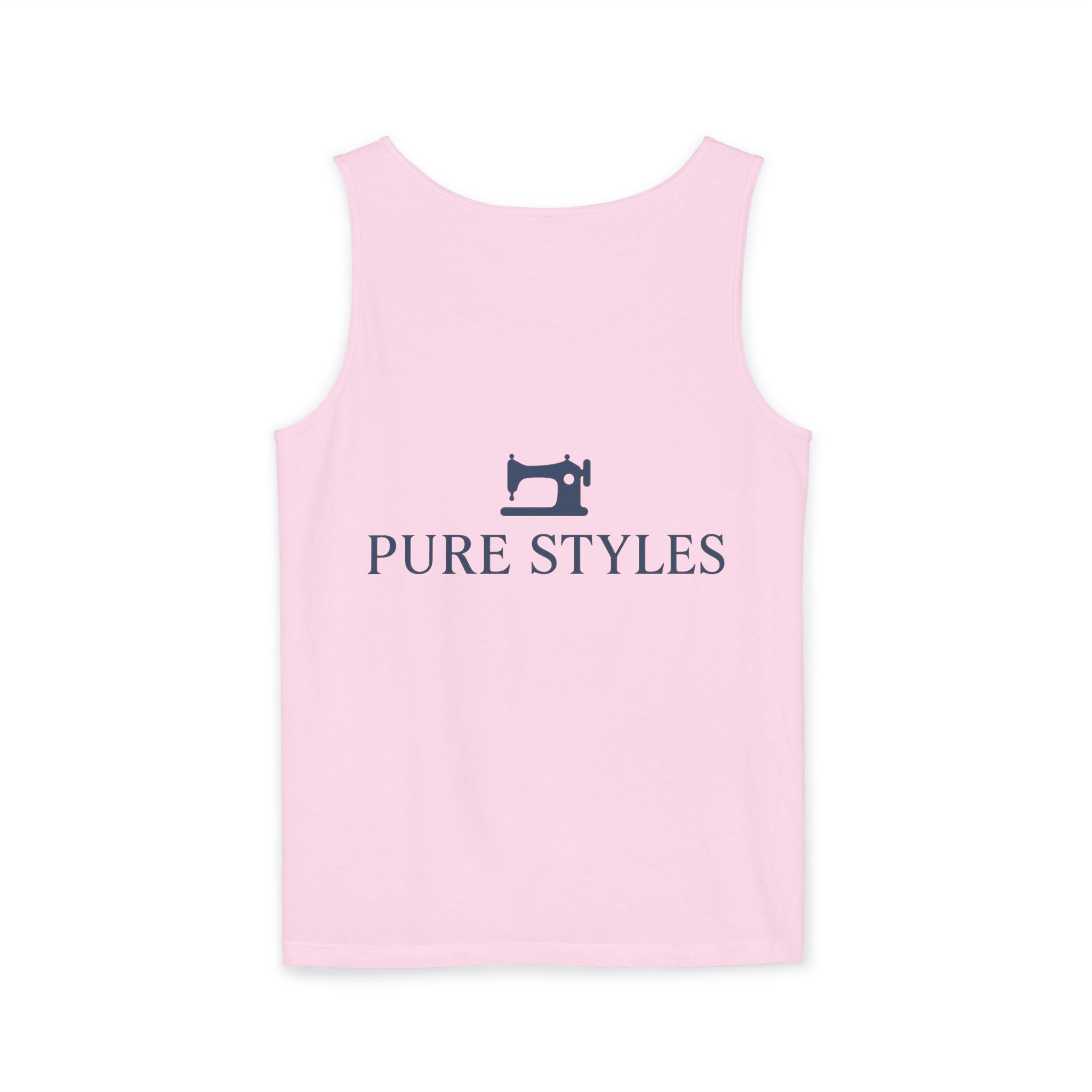 Vibrant Tropical Scene Tank Top - Unisex Summer Wear, Beach Casual, Vacation Apparel, Gift for Nature Lovers, Relaxed Fit Fashion