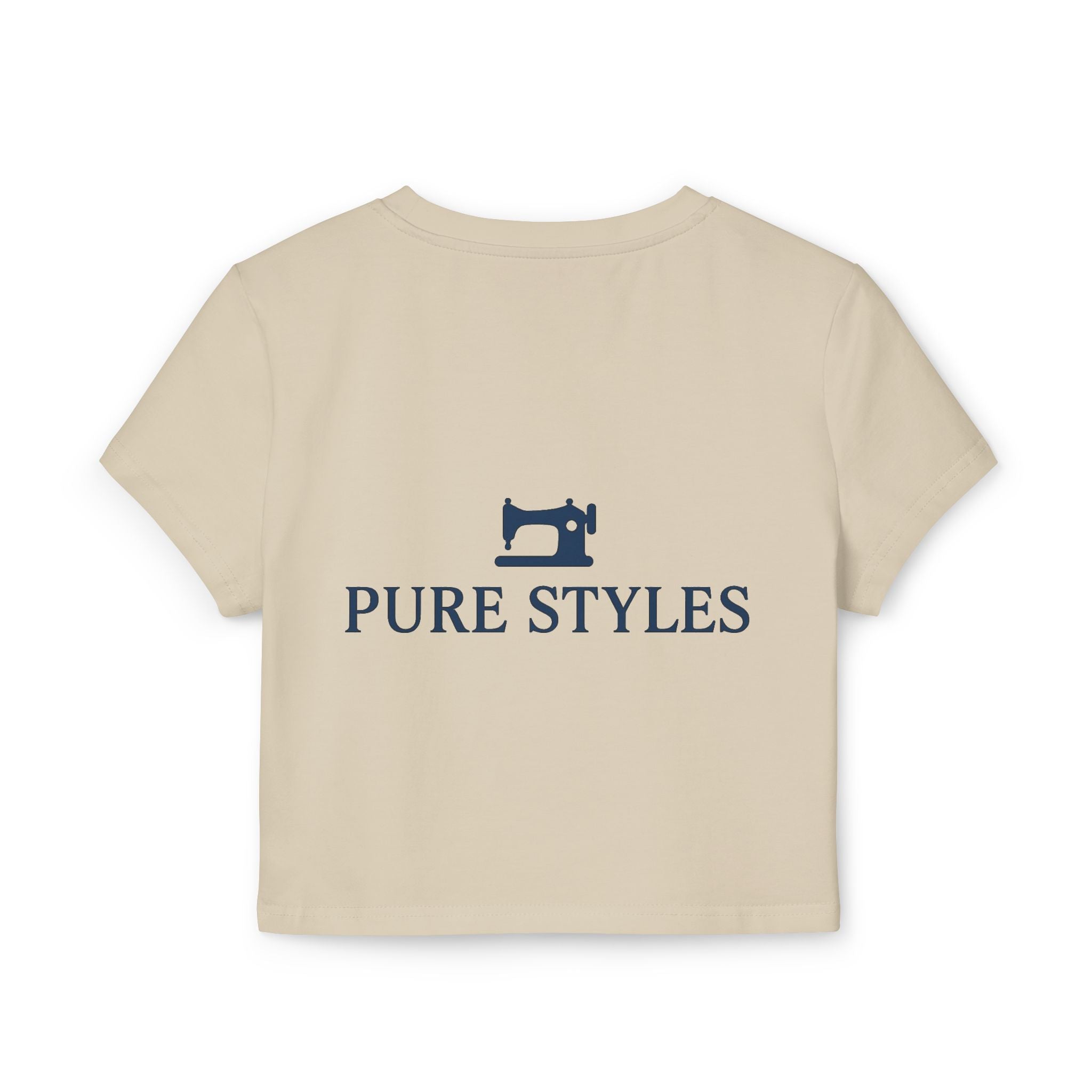Trendy Women's Baby Tee - Pure Styles, Casual Wear, Graphic Tee, Summer Top, Stylish Gift