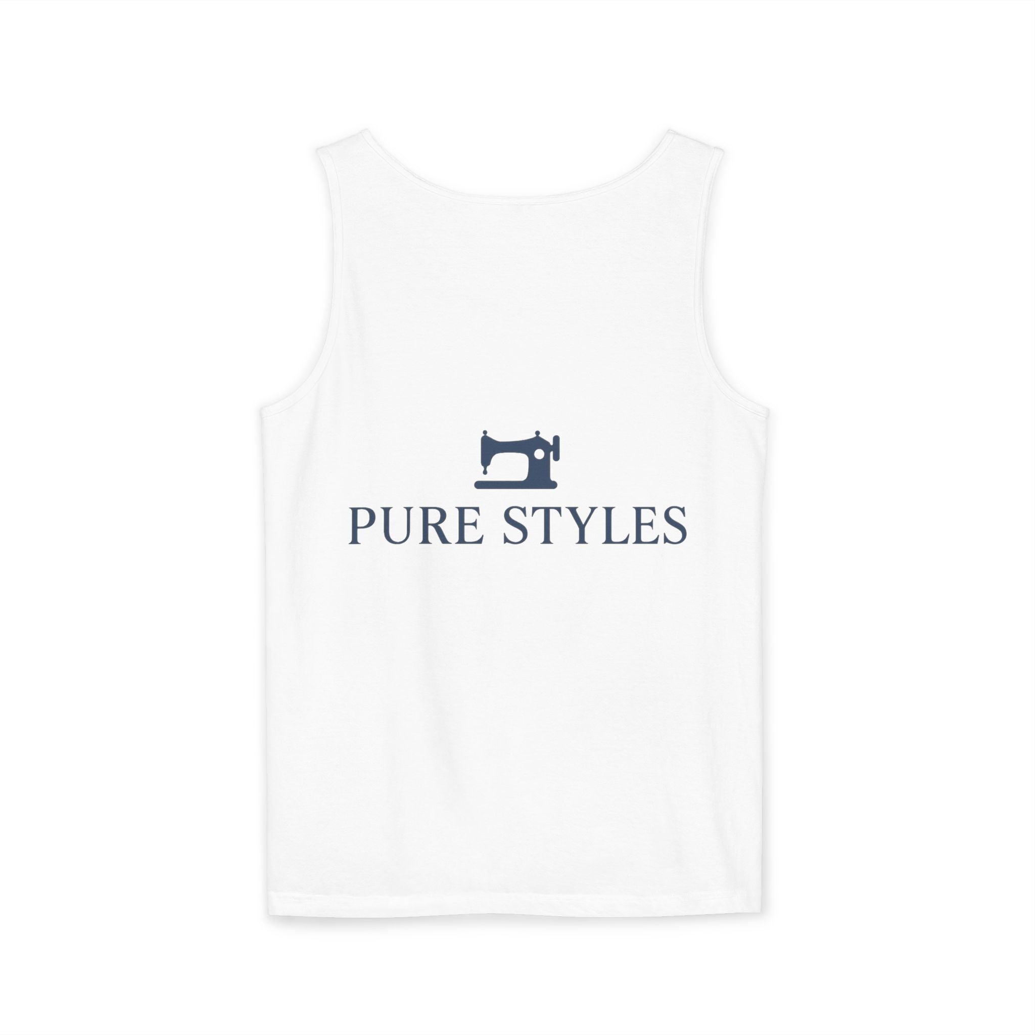 Vibrant Tropical Scene Tank Top - Unisex Summer Wear, Beach Casual, Vacation Apparel, Gift for Nature Lovers, Relaxed Fit Fashion