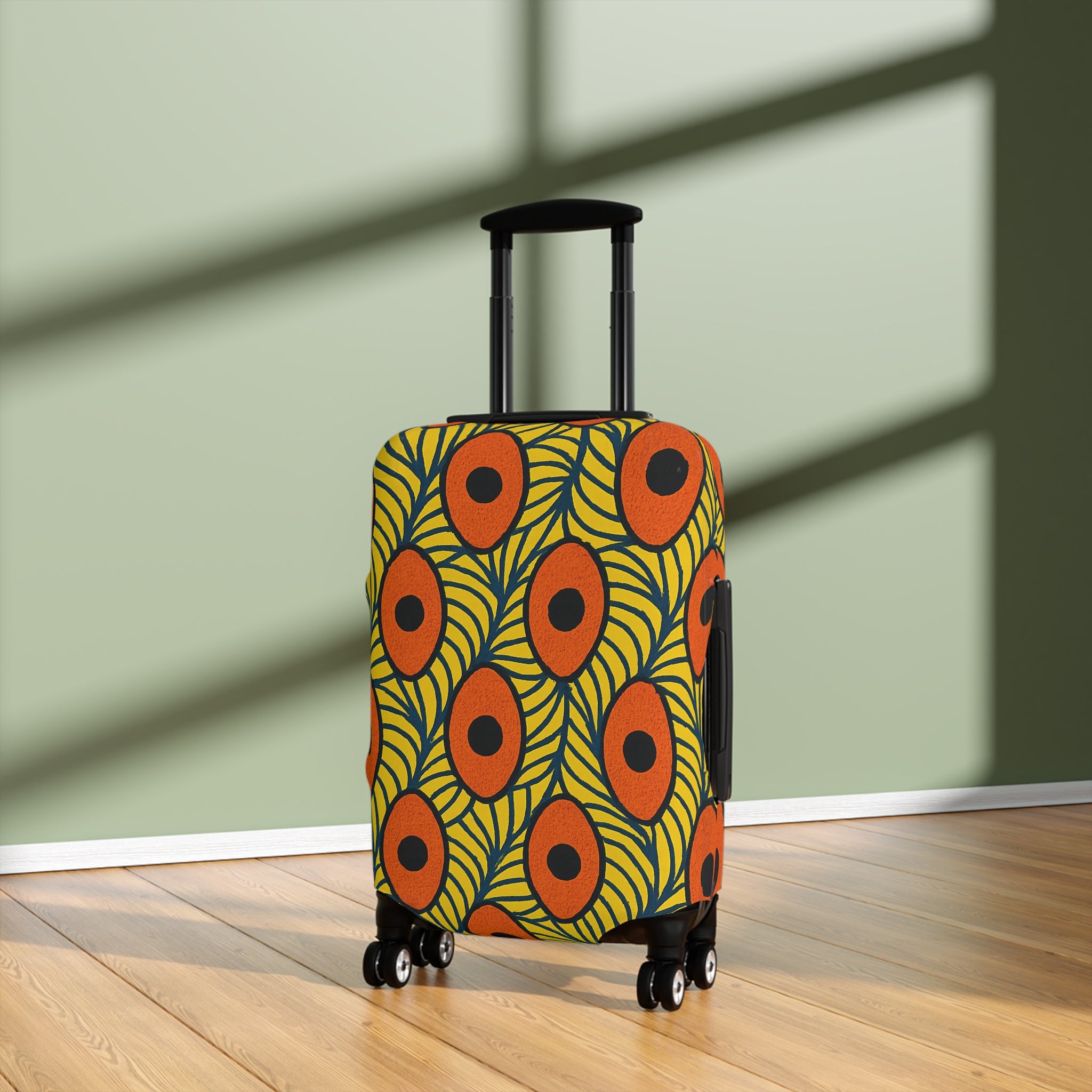 Vibrant Luggage Cover for Unique Travel Style, Colorful Travel Accessory, Suitcase Protector, Gift for Travelers, Vacation Essentials