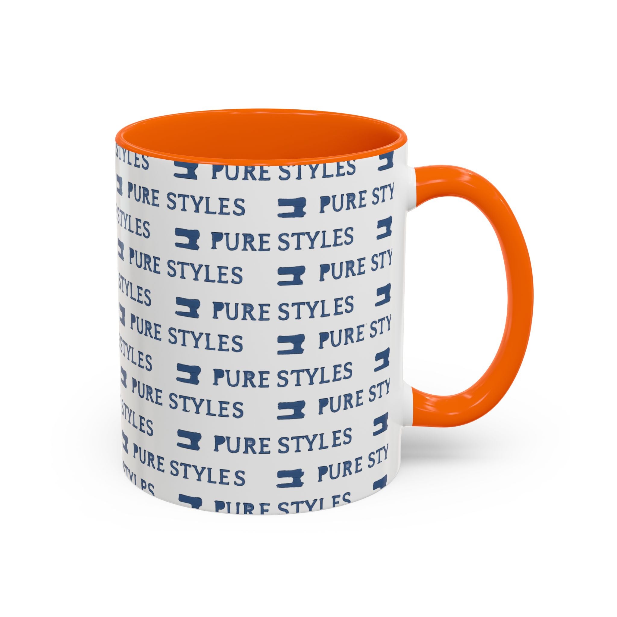 Stylish Accent Coffee Mug for Home or Office, Gift for Coffee Lovers, Modern Ceramic Cup, 11oz & 15oz Sizes