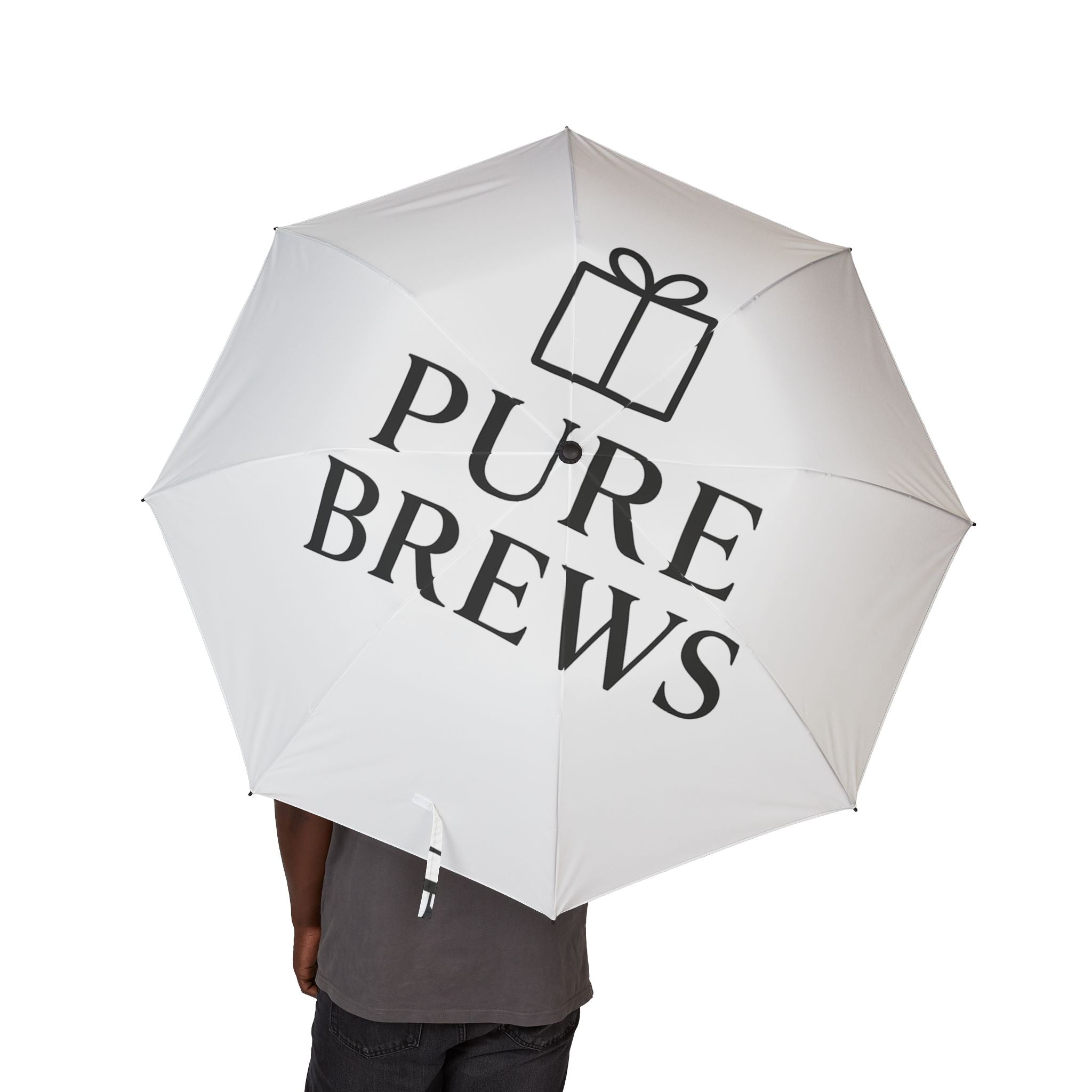 Chic Semi-Automatic Foldable Umbrella, Stylish Rain Gear, Travel Umbrella, Gift for Her, Lightweight Compact Umbrella