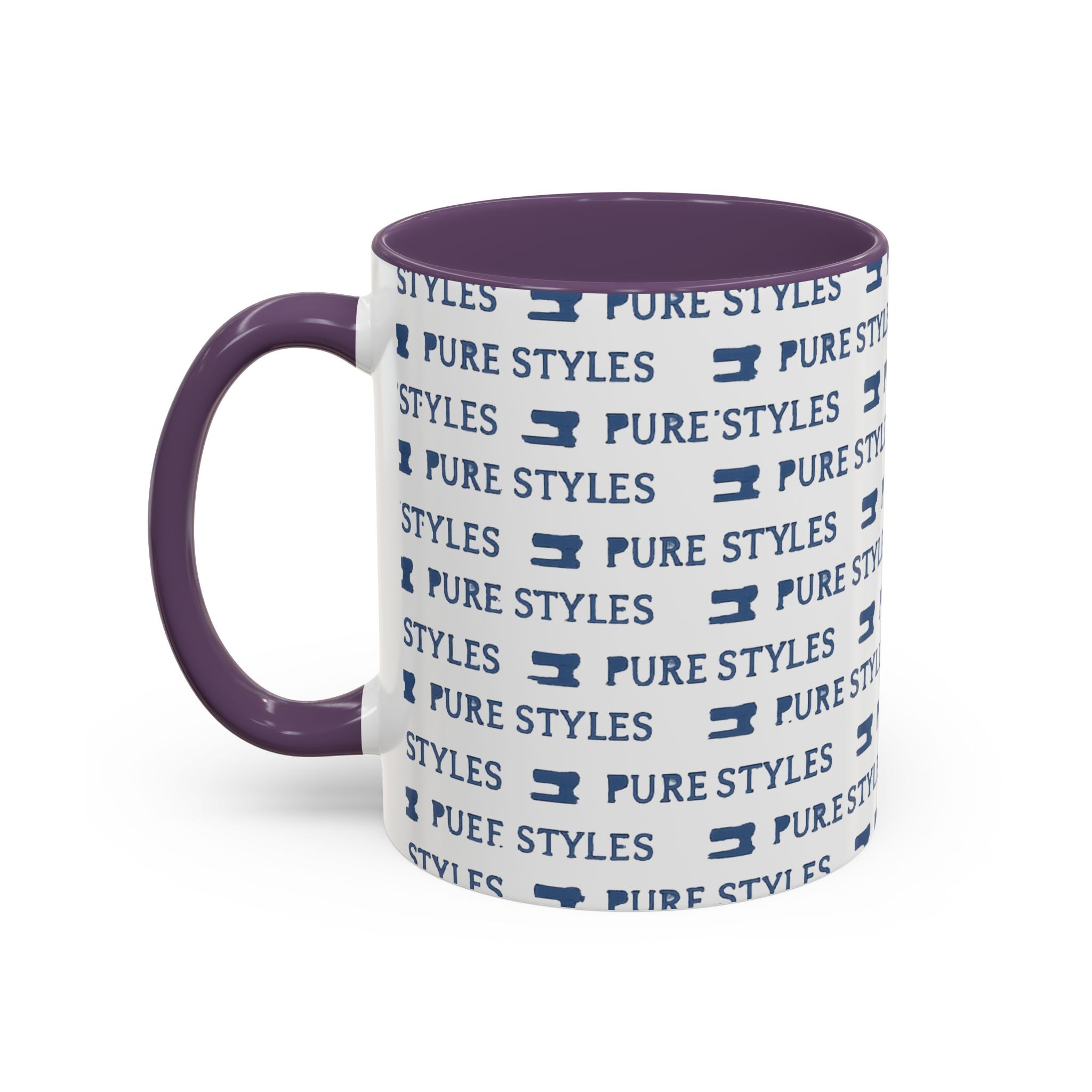 Stylish Accent Coffee Mug for Home or Office, Gift for Coffee Lovers, Modern Ceramic Cup, 11oz & 15oz Sizes