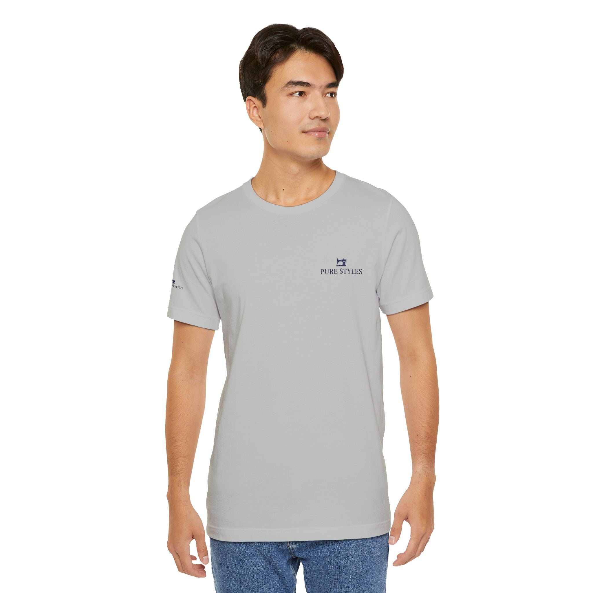 Minimalist Unisex Jersey Tee - Casual, Everyday Wear, Graphic Tee, Comfortable, Gift for Him/Her