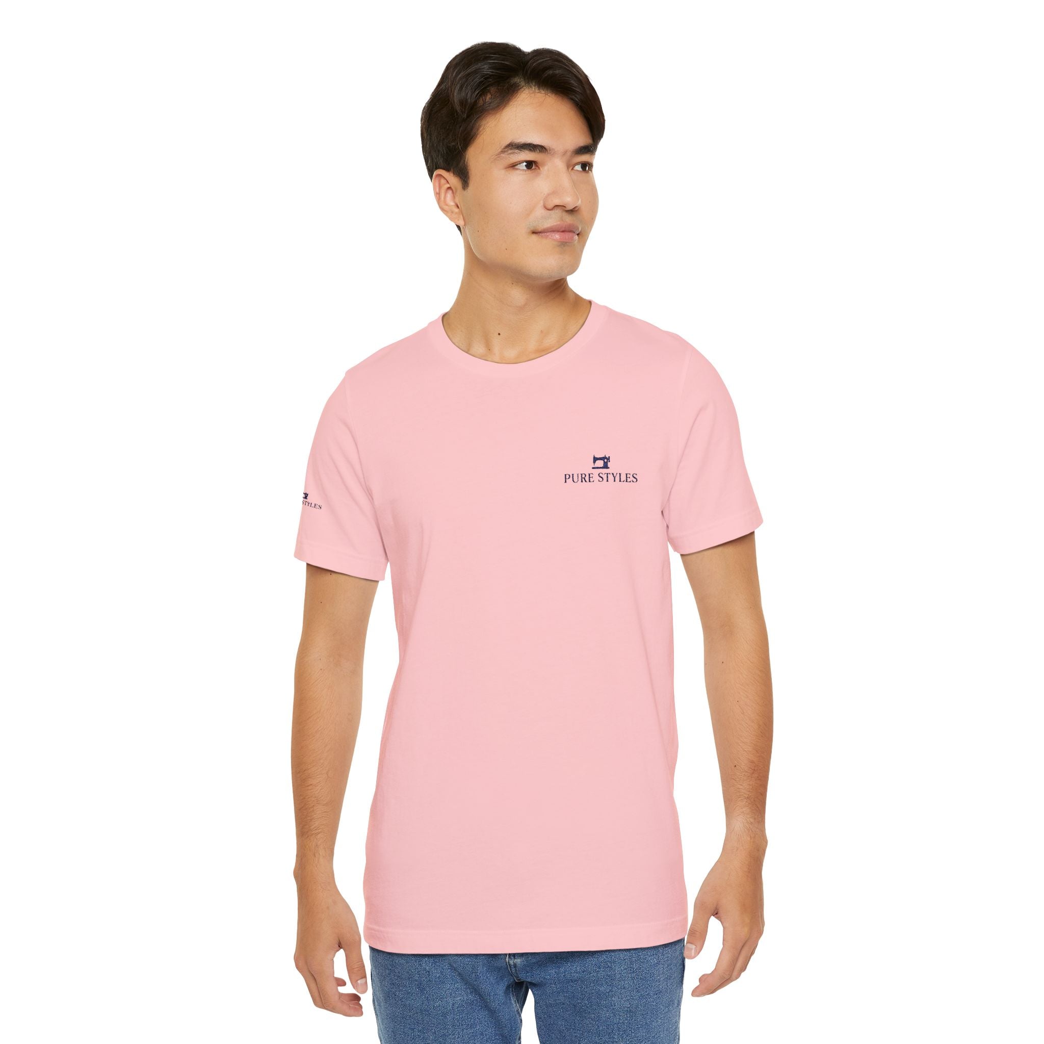 Minimalist Unisex Jersey Tee - Casual, Everyday Wear, Graphic Tee, Comfortable, Gift for Him/Her