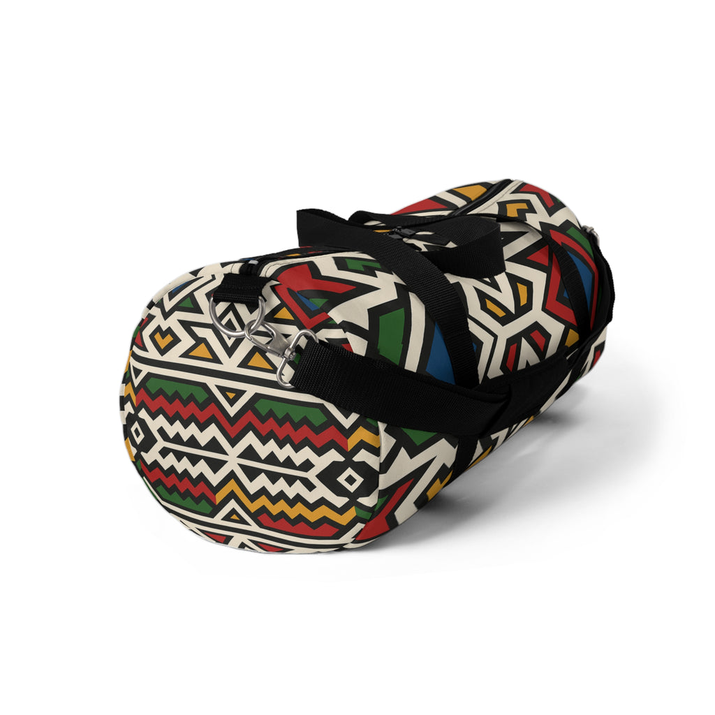 Vibrant Tribal Duffel Bag for Travel, Gym, Weekend Getaways, Stylish Sports Bag, Unique Gift for Adventurers, Bohemian Travel Accessory
