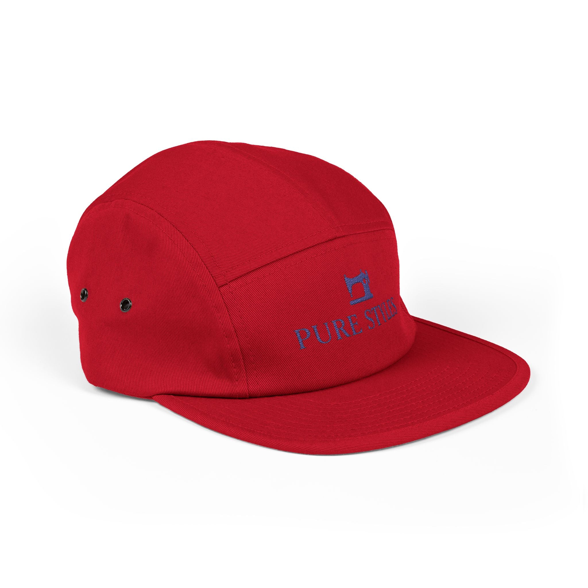 Embroidered 5 Panel Cap for Stylish Everyday Wear, Unisex Hat, Casual Headwear, Gift for Friends, Fashion Accessory