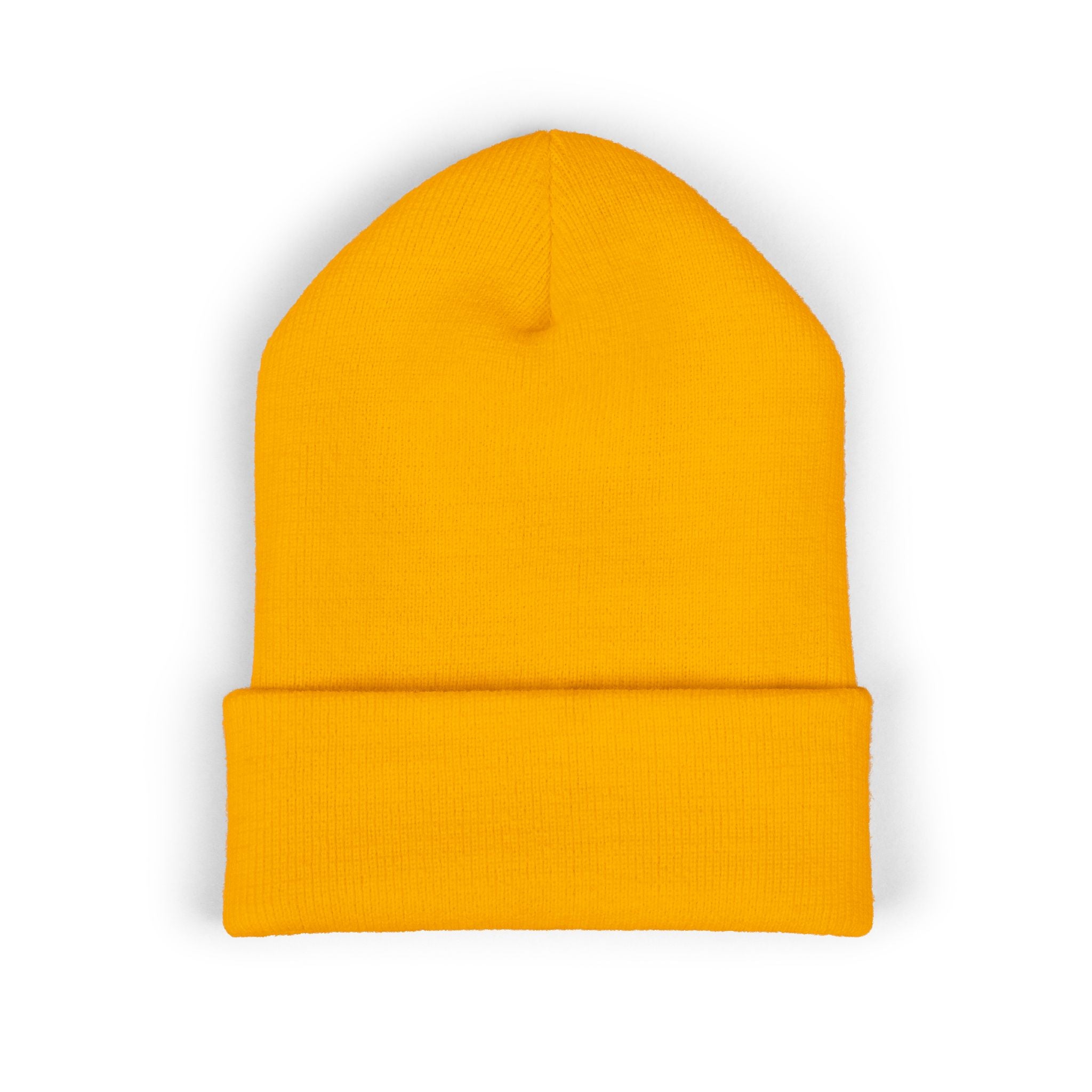 Embroidered Classic Cuffed Beanie, Stylish Winter Hat, Cozy Gifts for Him and Her, Fashionable Knit Headwear, Perfect for Outdoor Activities