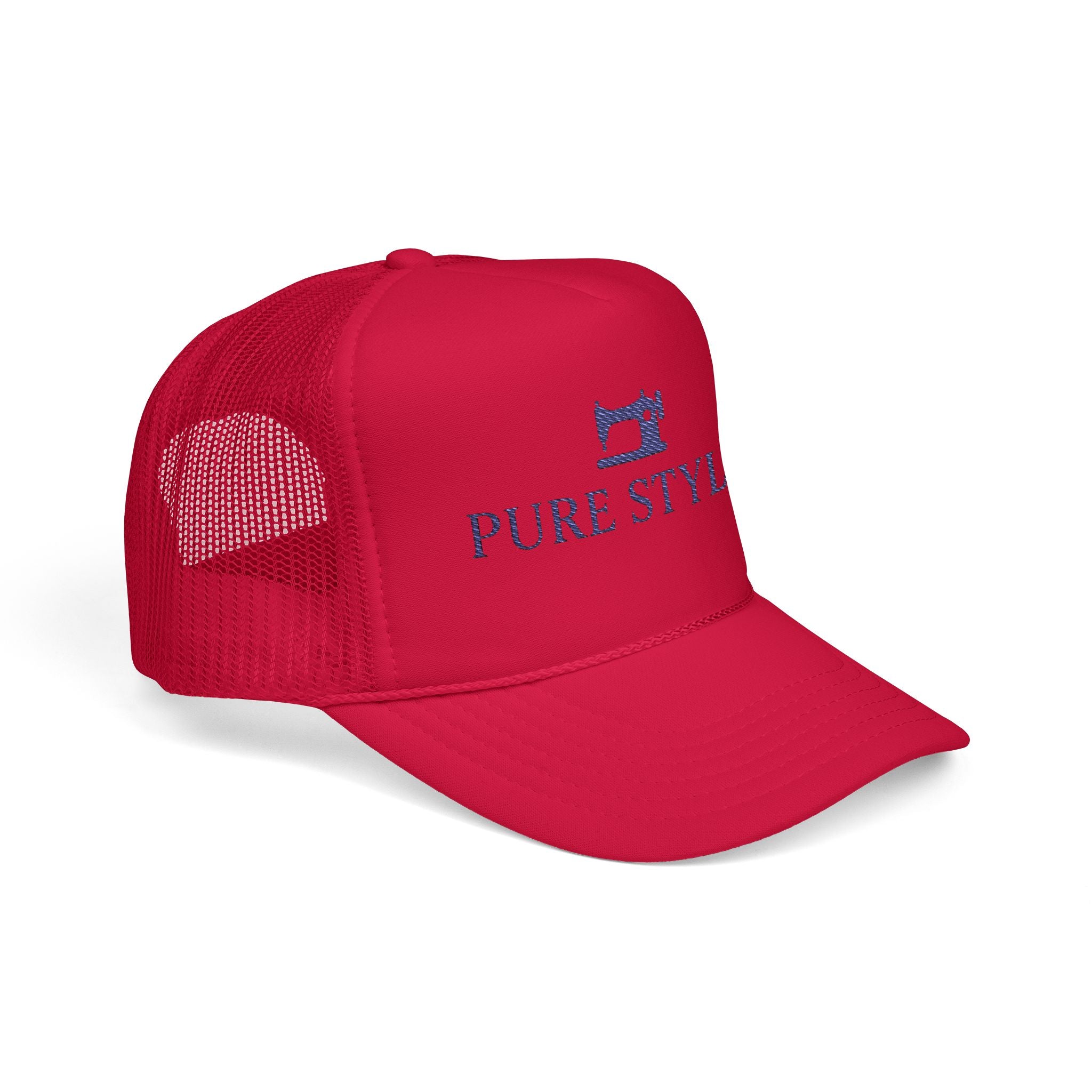 Embroidered Foam Trucker Hat - Stylish Cap for Outdoors, Gifts, Parties, Sports, Everyday Wear