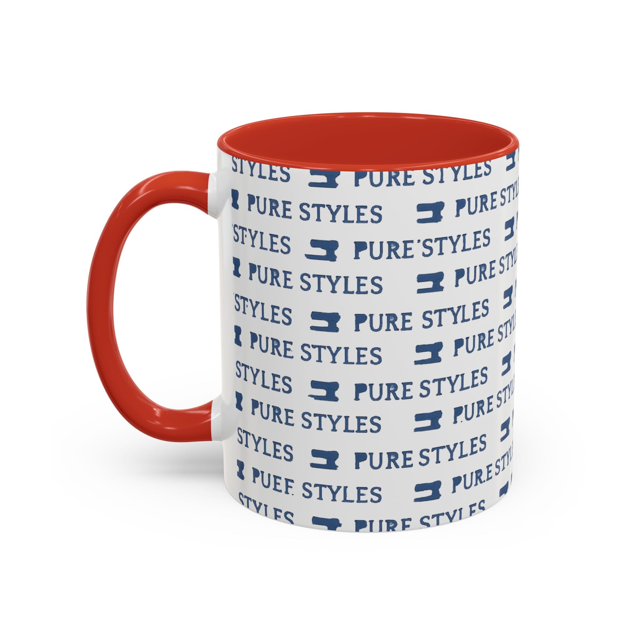 Stylish Accent Coffee Mug for Home or Office, Gift for Coffee Lovers, Modern Ceramic Cup, 11oz & 15oz Sizes