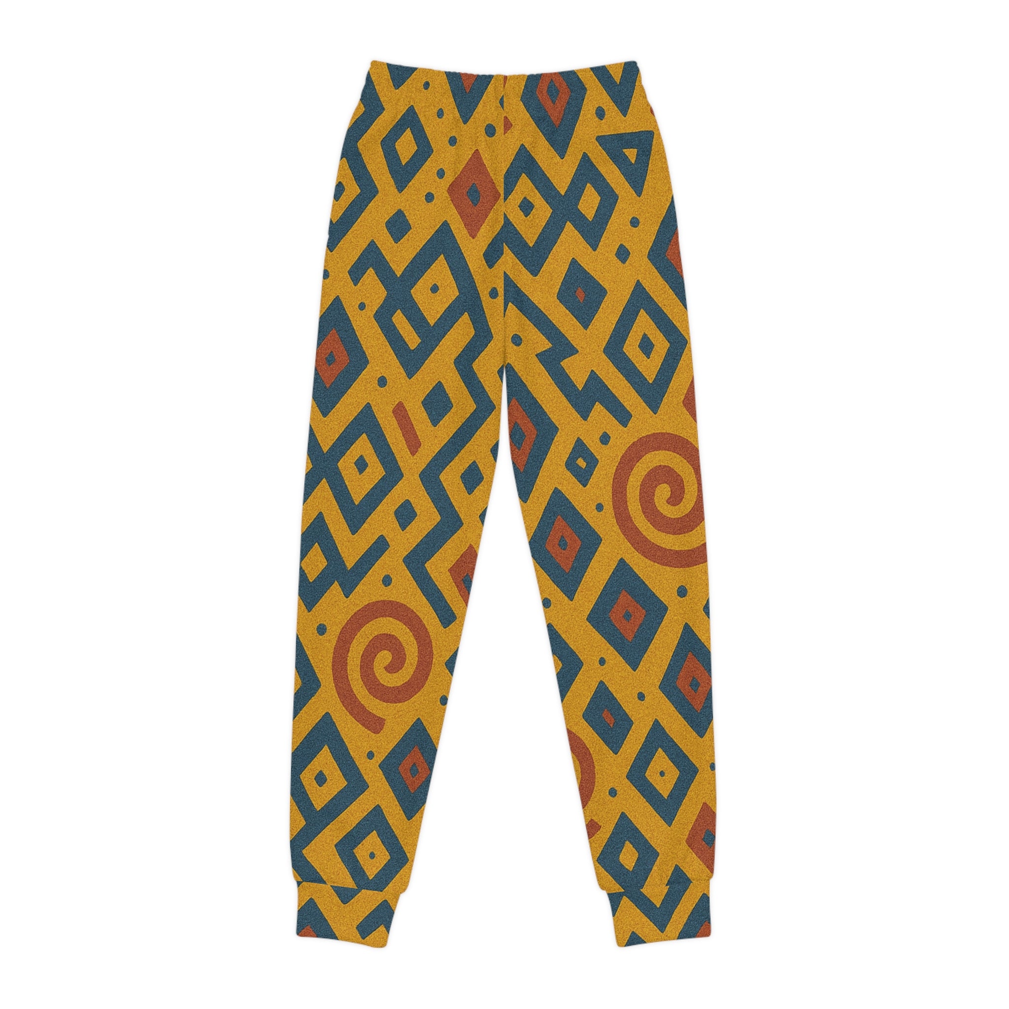 Trendy Youth Joggers - Colorful AOP Design, Perfect for Play, Casual Outfits, Gifts, Everyday Wear, Active Kids