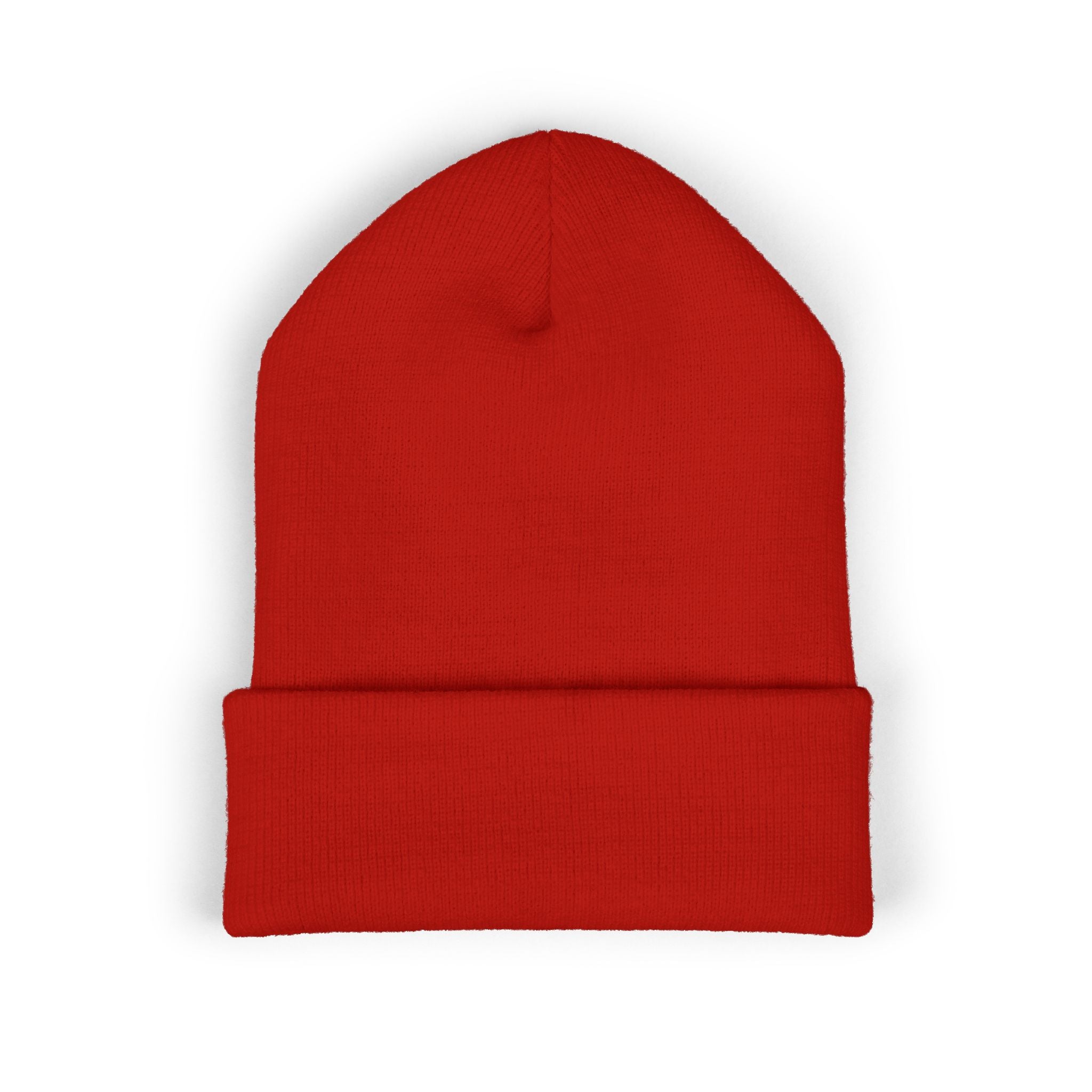 Embroidered Classic Cuffed Beanie, Stylish Winter Hat, Cozy Gifts for Him and Her, Fashionable Knit Headwear, Perfect for Outdoor Activities