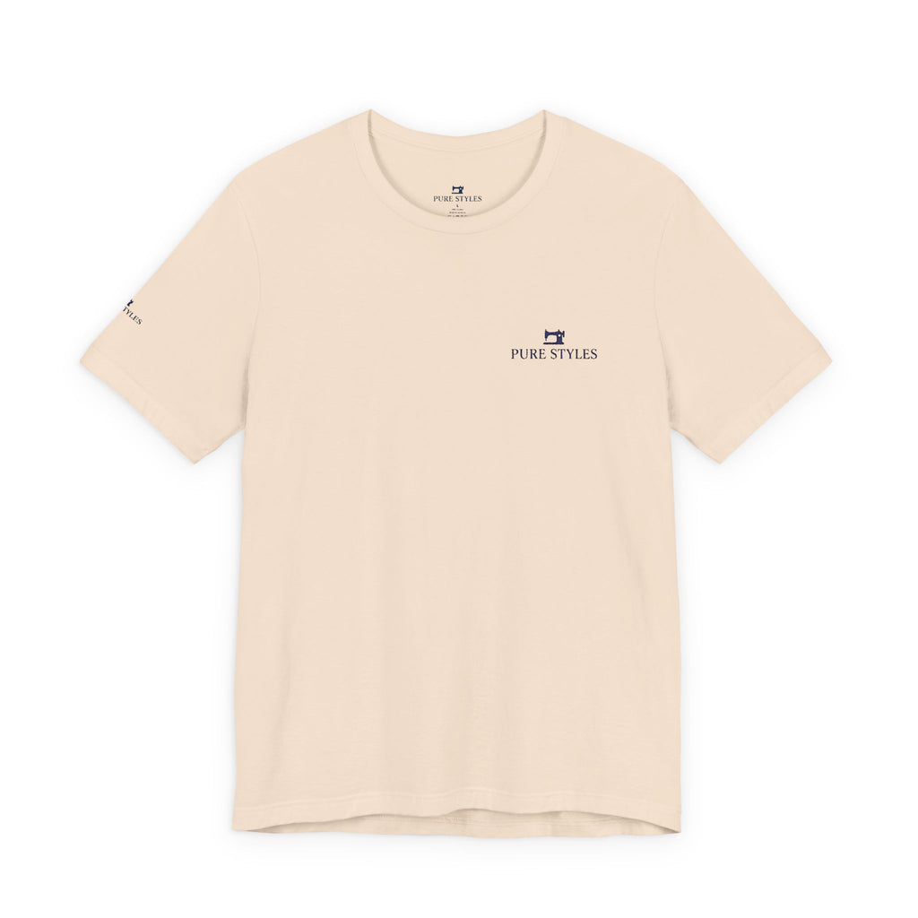 Minimalist Unisex Jersey Tee - Casual, Everyday Wear, Graphic Tee, Comfortable, Gift for Him/Her