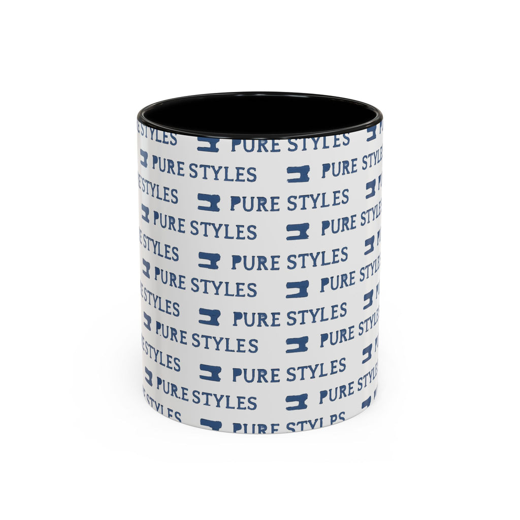 Stylish Accent Coffee Mug for Home or Office, Gift for Coffee Lovers, Modern Ceramic Cup, 11oz & 15oz Sizes