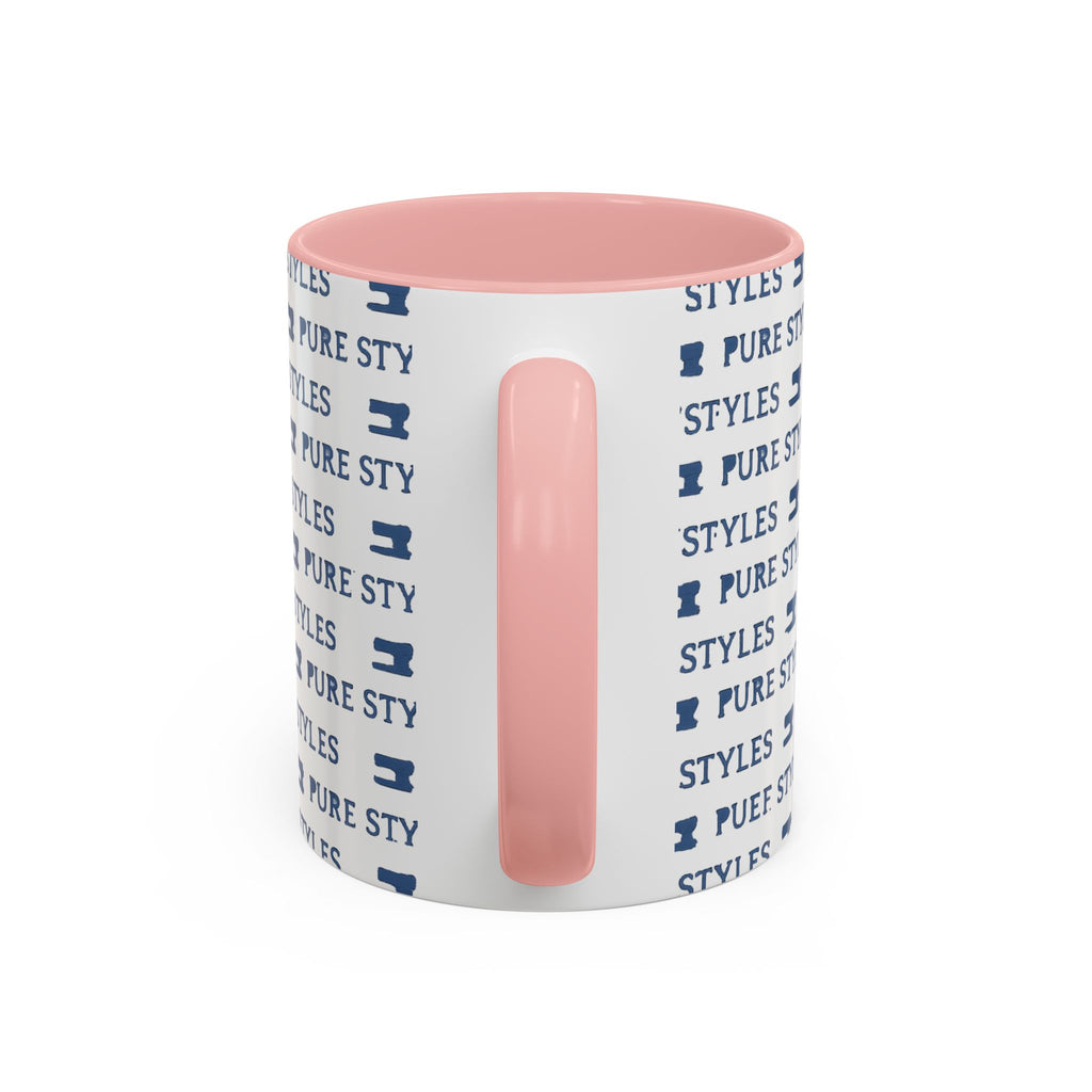 Stylish Accent Coffee Mug for Home or Office, Gift for Coffee Lovers, Modern Ceramic Cup, 11oz & 15oz Sizes