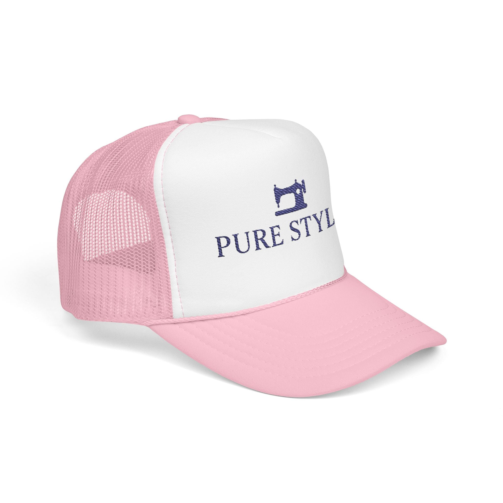 Embroidered Foam Trucker Hat - Stylish Cap for Outdoors, Gifts, Parties, Sports, Everyday Wear