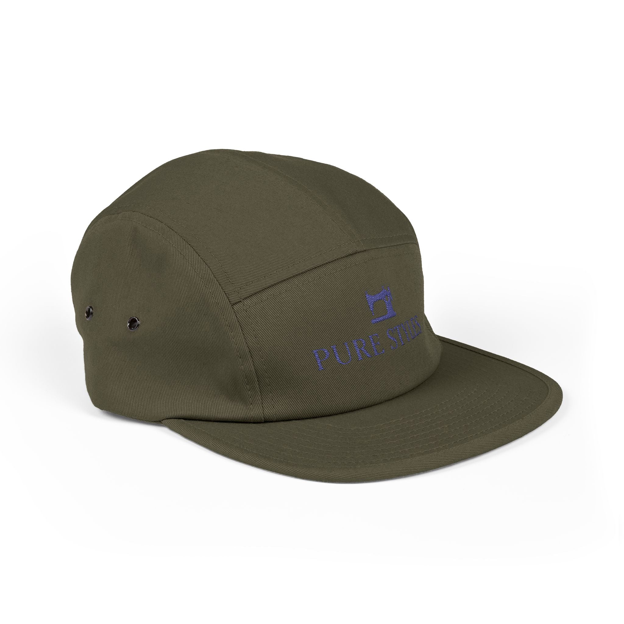 Embroidered 5 Panel Cap for Stylish Everyday Wear, Unisex Hat, Casual Headwear, Gift for Friends, Fashion Accessory