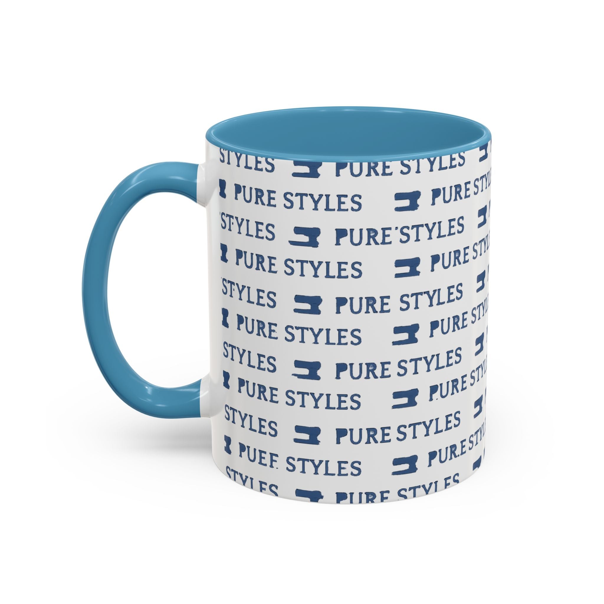 Stylish Accent Coffee Mug for Home or Office, Gift for Coffee Lovers, Modern Ceramic Cup, 11oz & 15oz Sizes