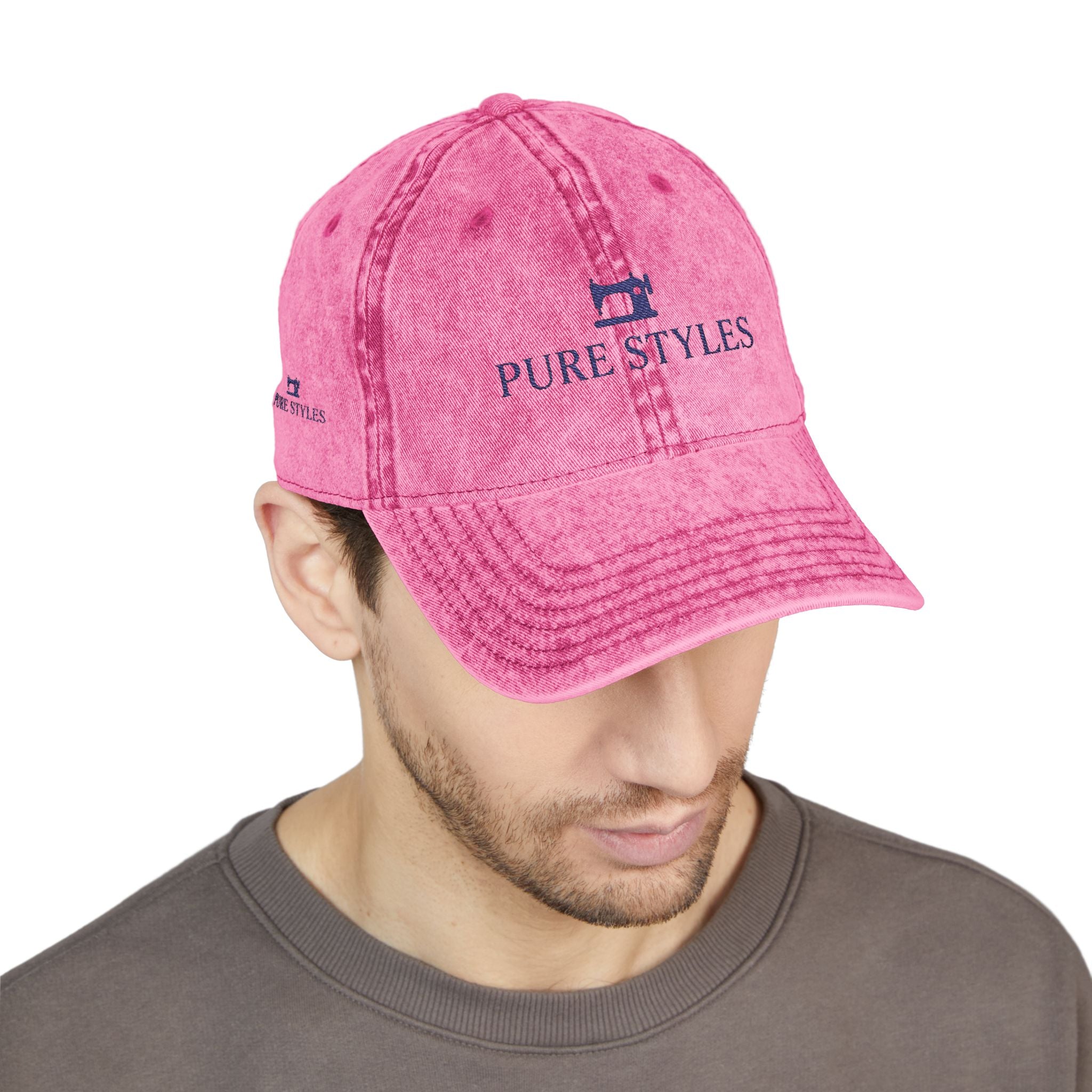 Vintage Embroidered Cap, Casual Hat, Retro Style Headwear, Trendy Accessory, Gifts for Him/Her