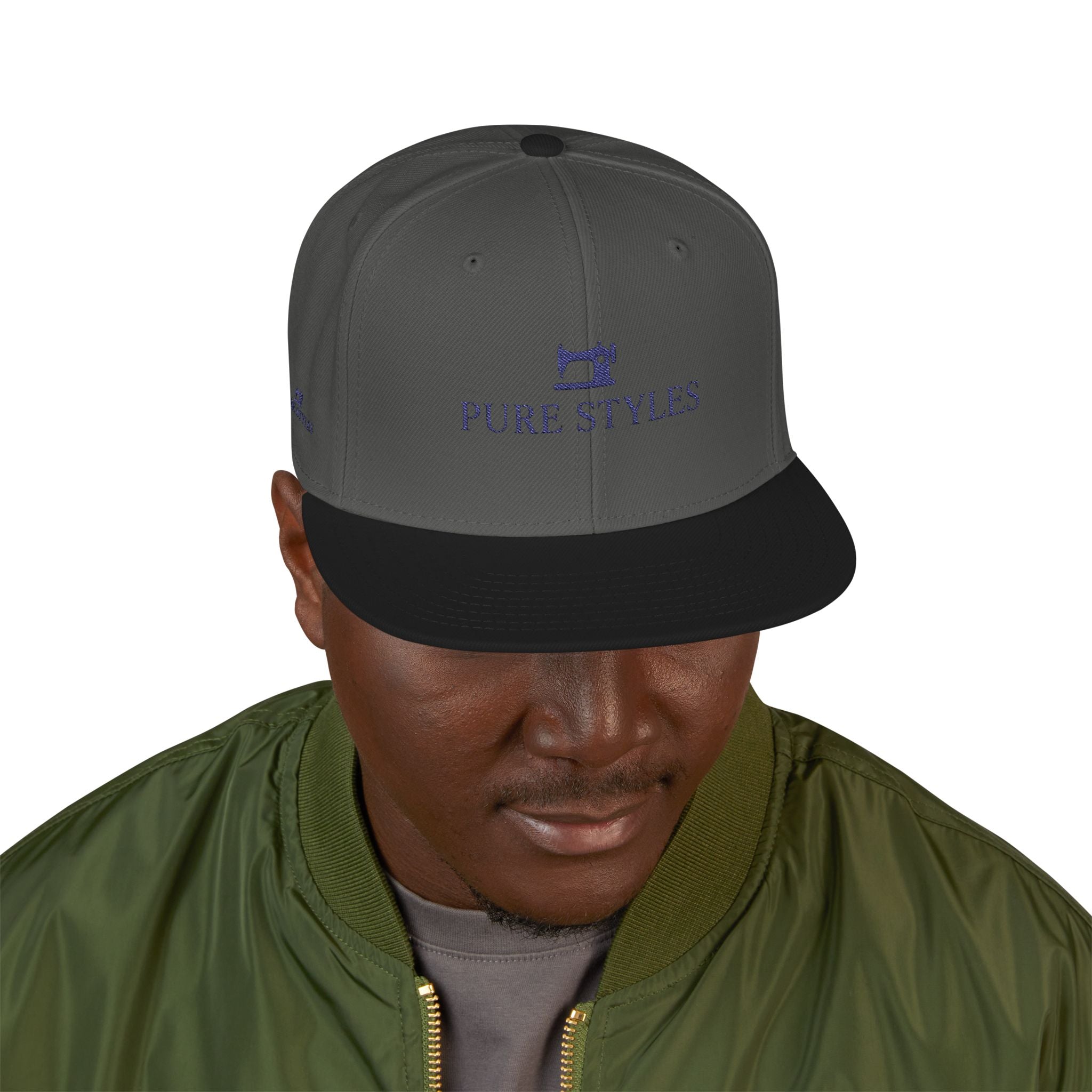 Stylish Embroidered Snapback Cap for Urban Fashion Lovers, Adjustable Hat, Unique Gift, Streetwear Accessory, Casual Headwear