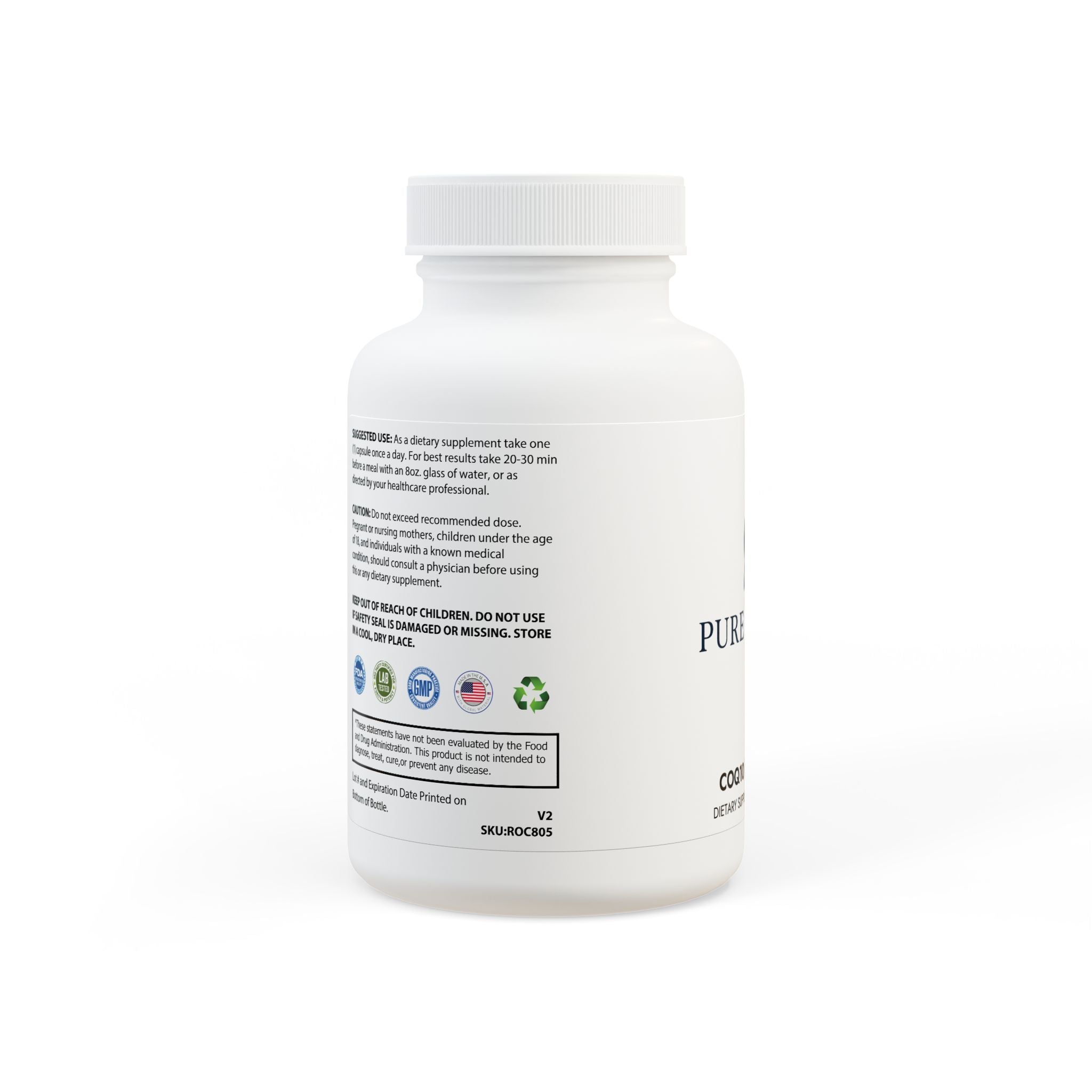 CoQ10 (Ubiquinone) Supplement (30 Capsules)
