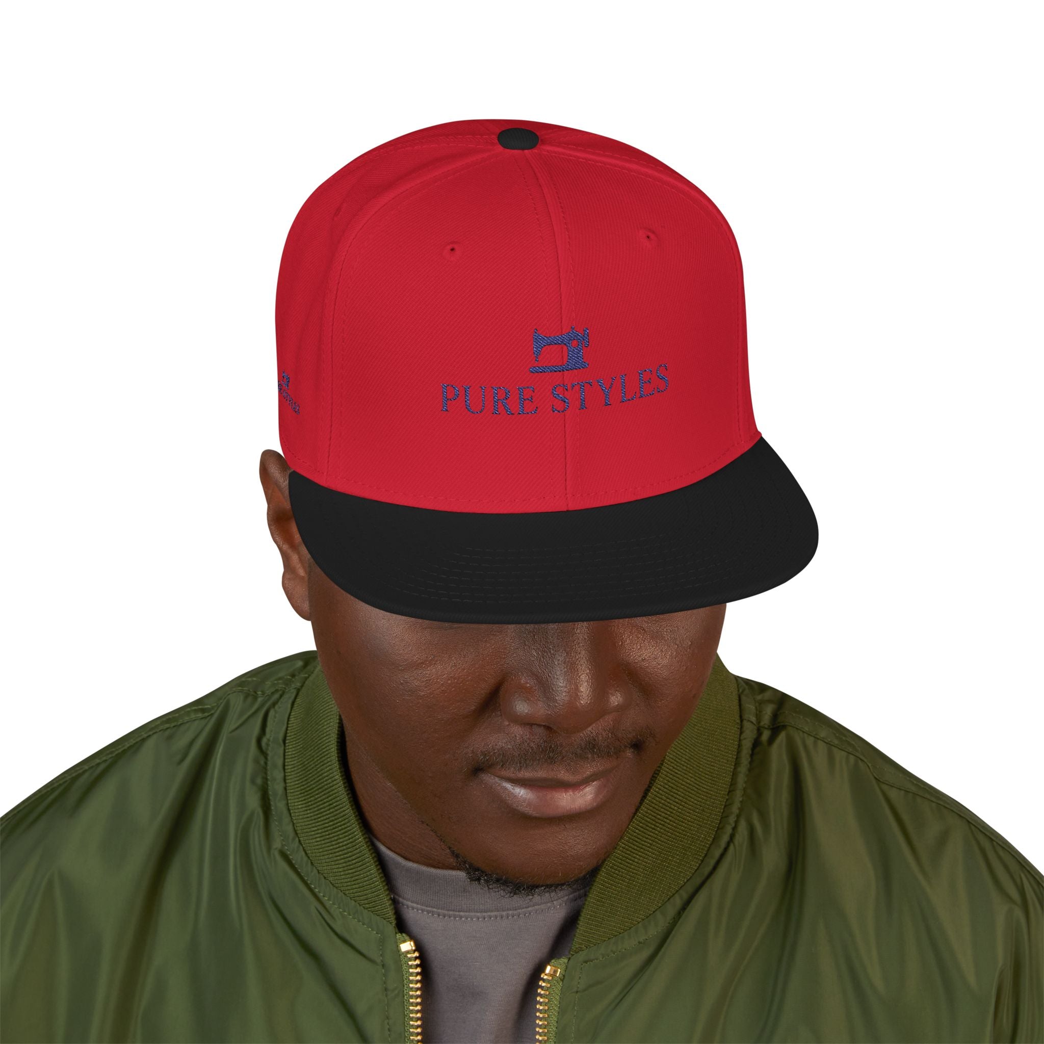 Stylish Embroidered Snapback Cap for Urban Fashion Lovers, Adjustable Hat, Unique Gift, Streetwear Accessory, Casual Headwear