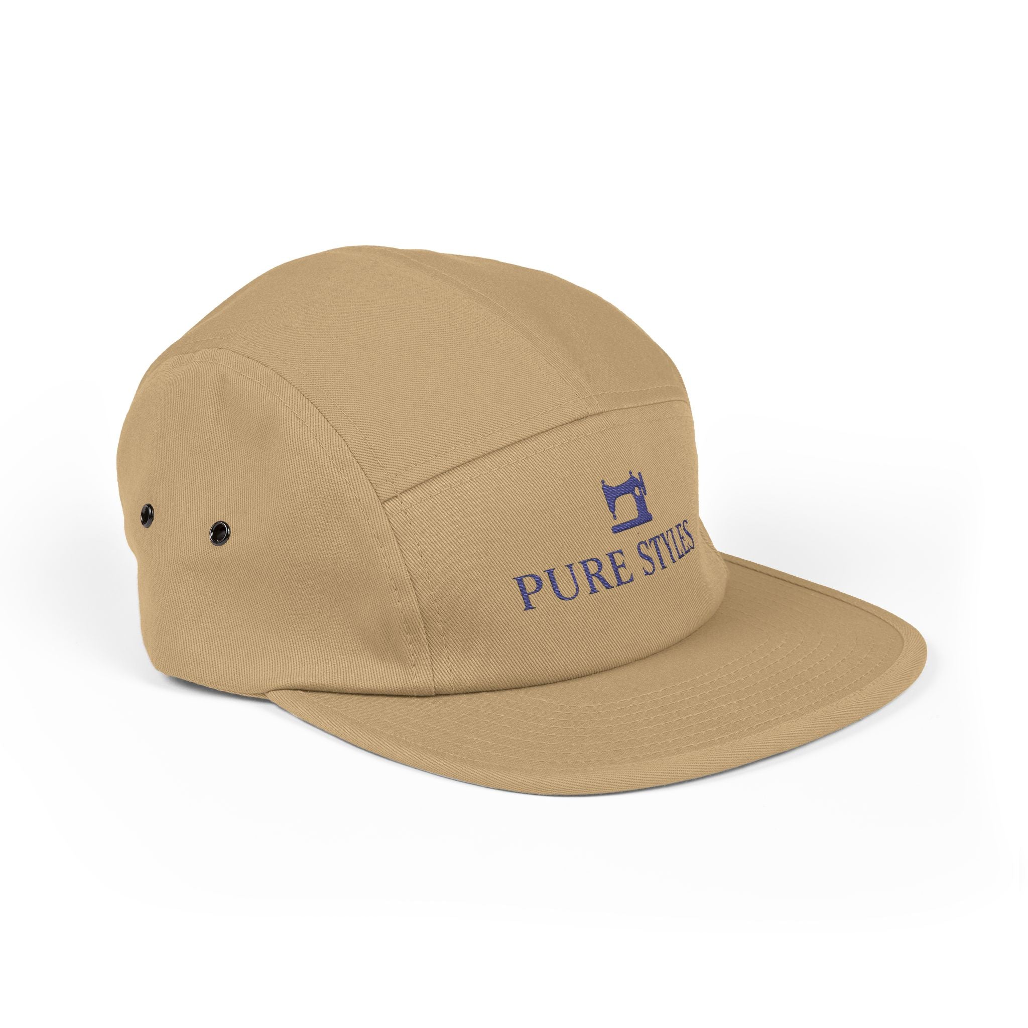 Embroidered 5 Panel Cap for Stylish Everyday Wear, Unisex Hat, Casual Headwear, Gift for Friends, Fashion Accessory