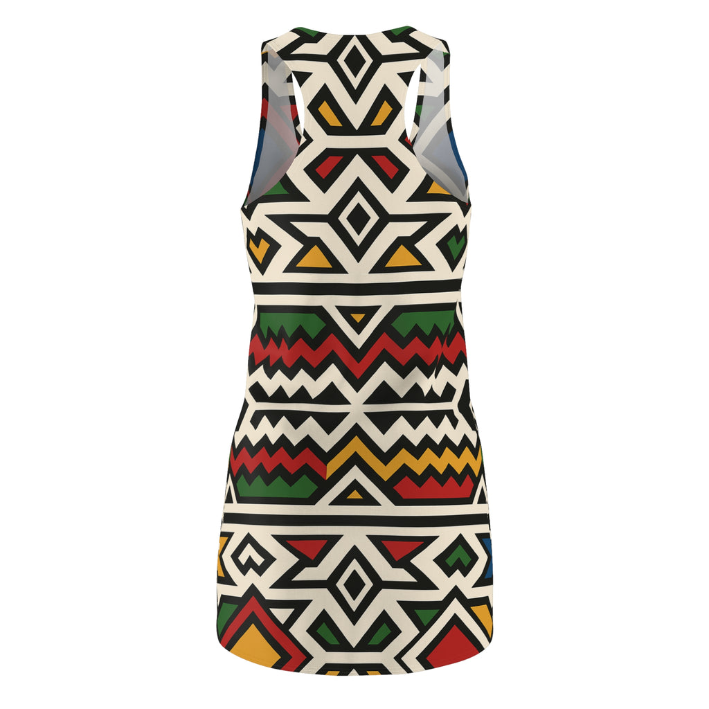 Bohemian Tribal Pattern Dress - Vibrant Summer Fashion, Perfect for Festivals, Beach Days, & Casual Outings
