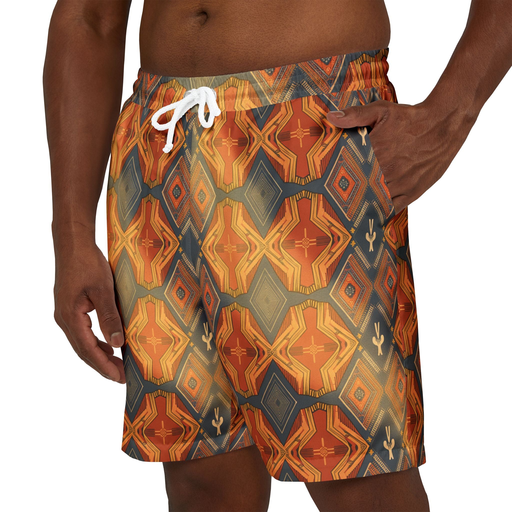 Vibrant Unisex Swim Shorts for Summer Fun, Beachwear, Pool Party, Vacation, Resort Wear, Stylish Swim Trunks, Graphic Swimwear