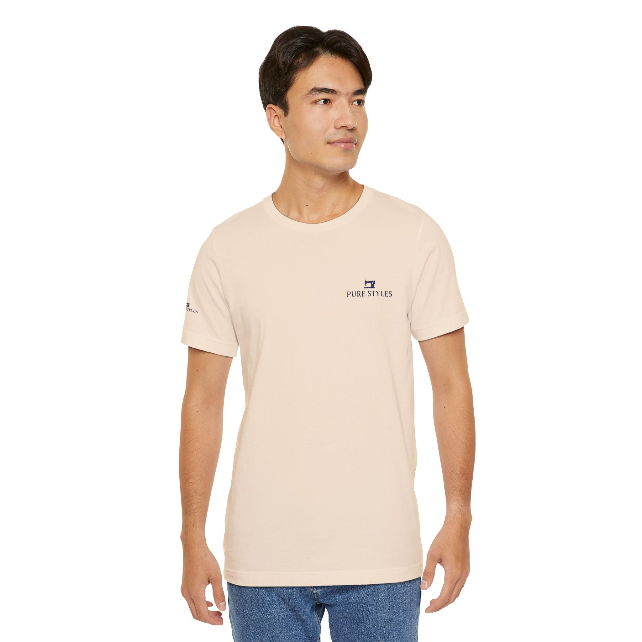 Minimalist Unisex Jersey Tee - Casual, Everyday Wear, Graphic Tee, Comfortable, Gift for Him/Her