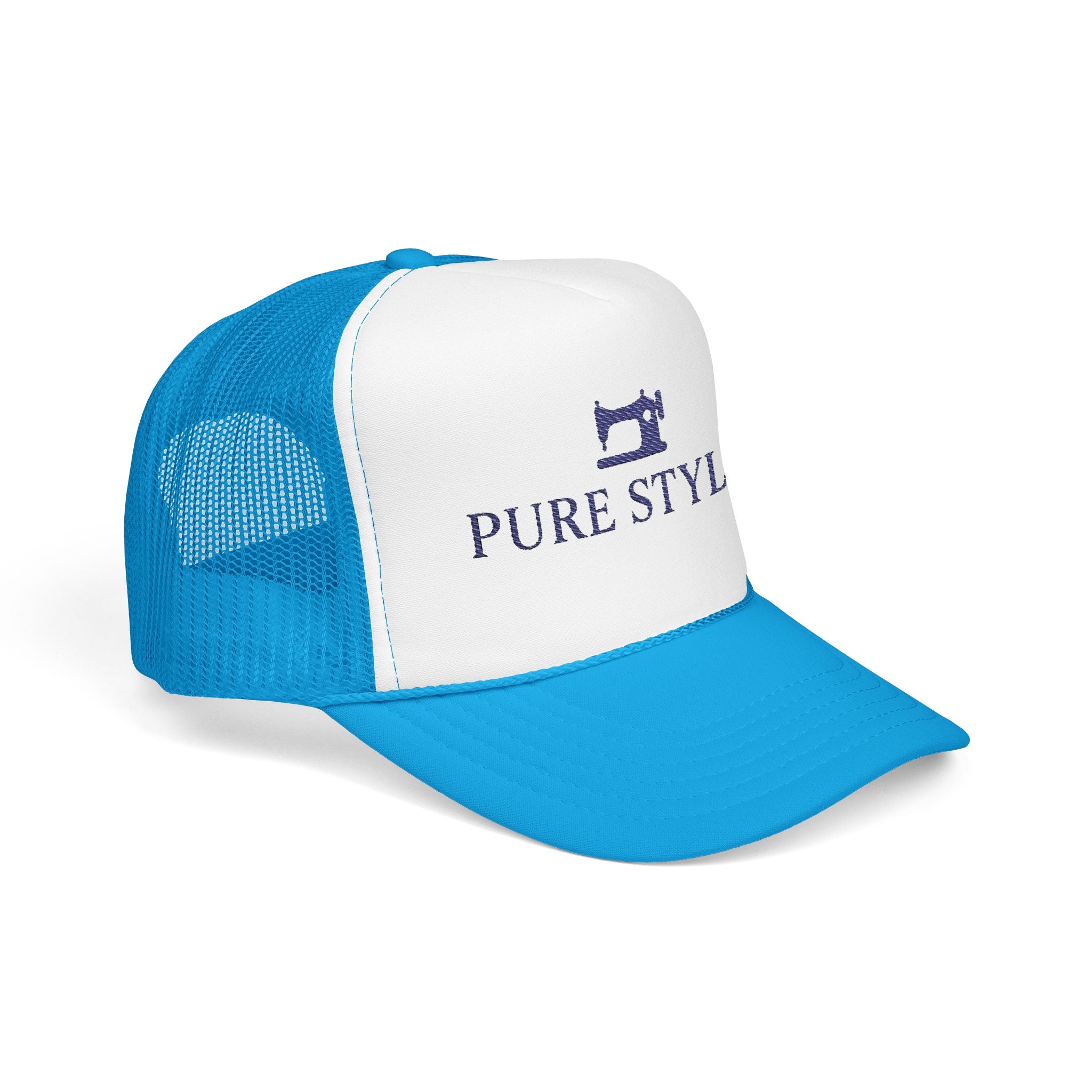 Embroidered Foam Trucker Hat - Stylish Cap for Outdoors, Gifts, Parties, Sports, Everyday Wear