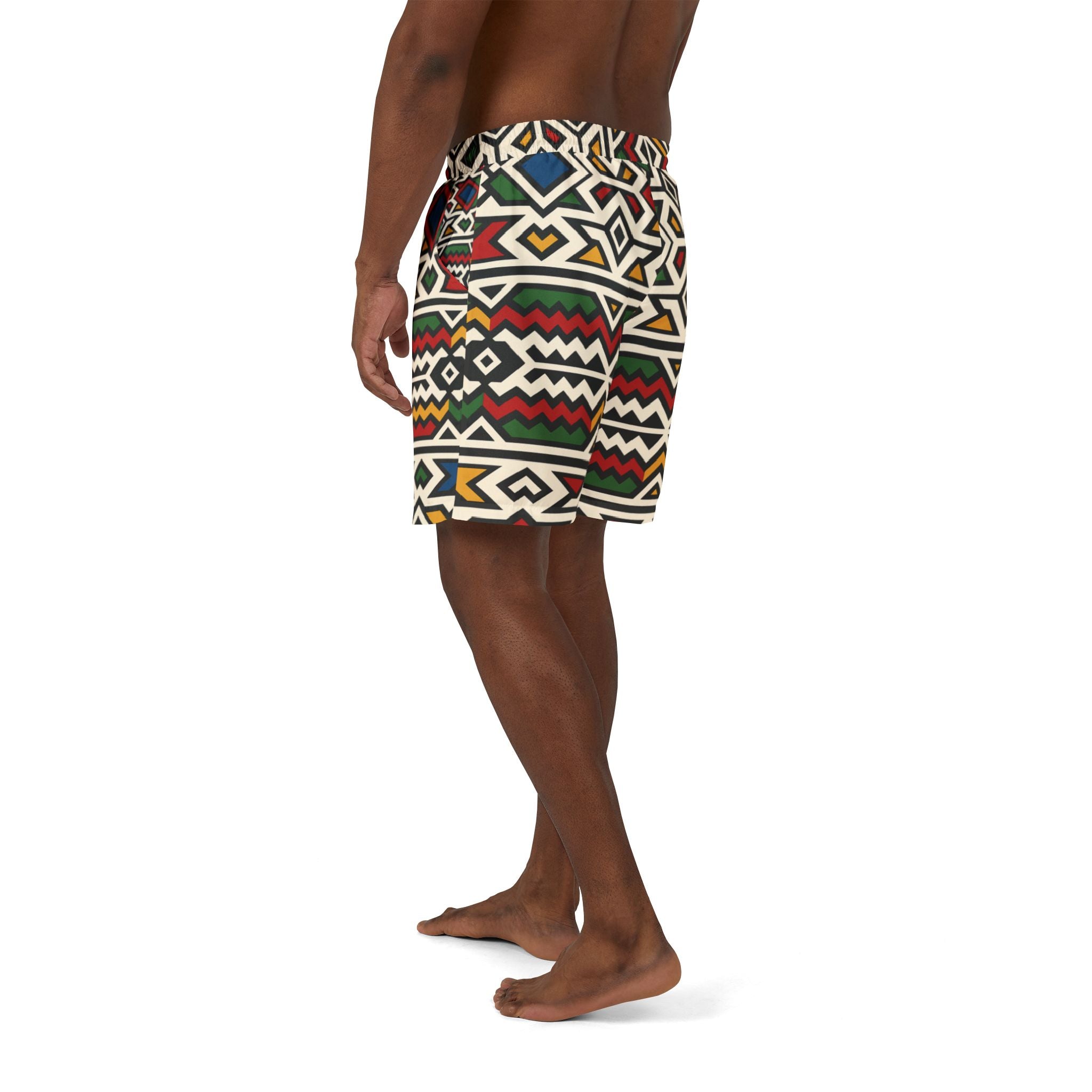 Vibrant Unisex Swim Shorts with Bold Patterns | Perfect for Summer, Beach Days, Pool Parties, Vacation Style, and Travel Essentials