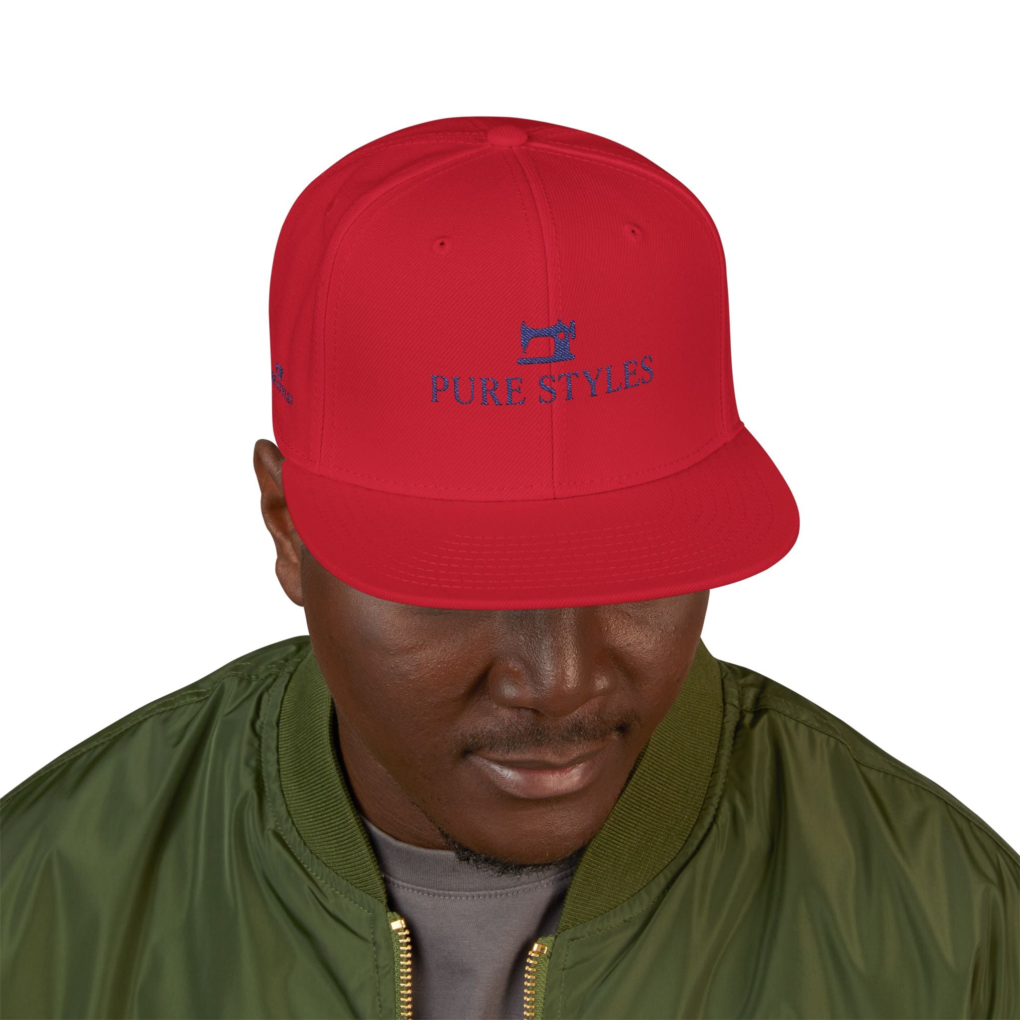 Stylish Embroidered Snapback Cap for Urban Fashion Lovers, Adjustable Hat, Unique Gift, Streetwear Accessory, Casual Headwear