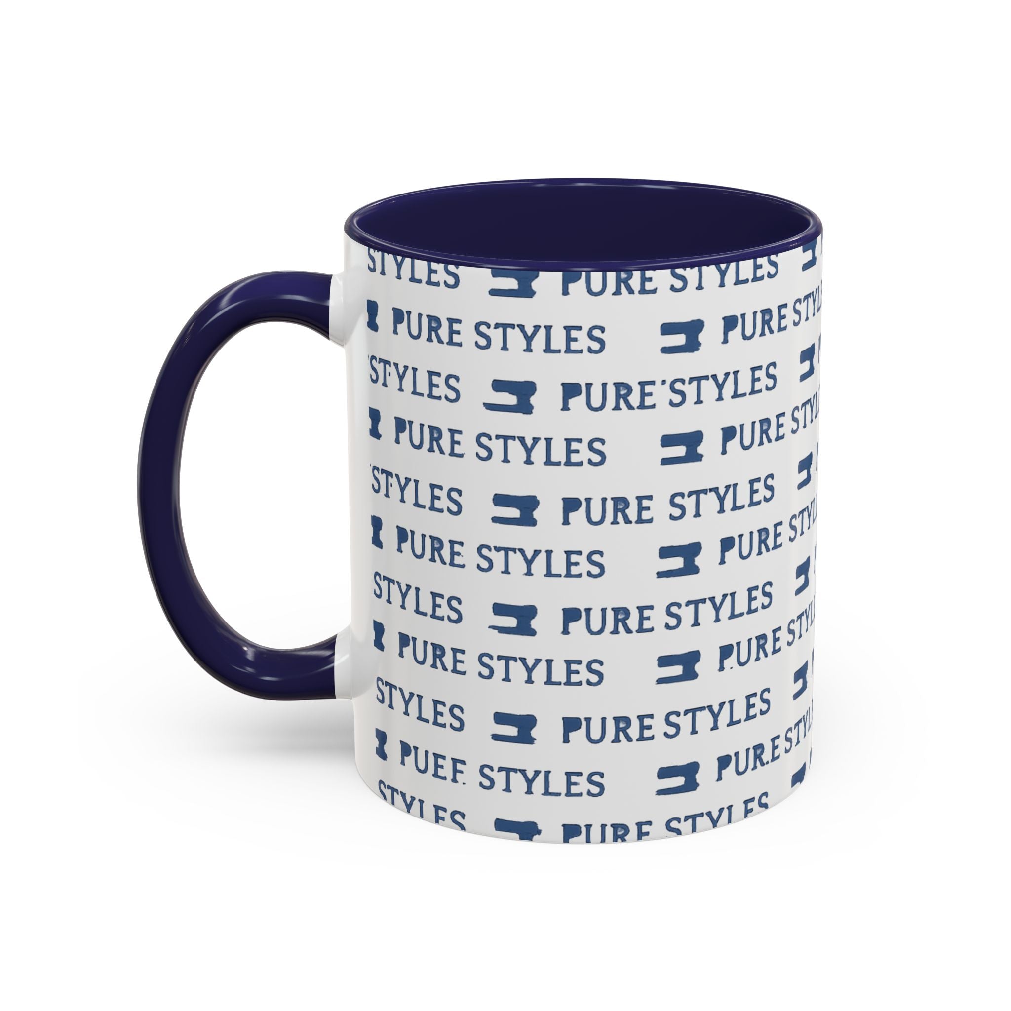 Stylish Accent Coffee Mug for Home or Office, Gift for Coffee Lovers, Modern Ceramic Cup, 11oz & 15oz Sizes