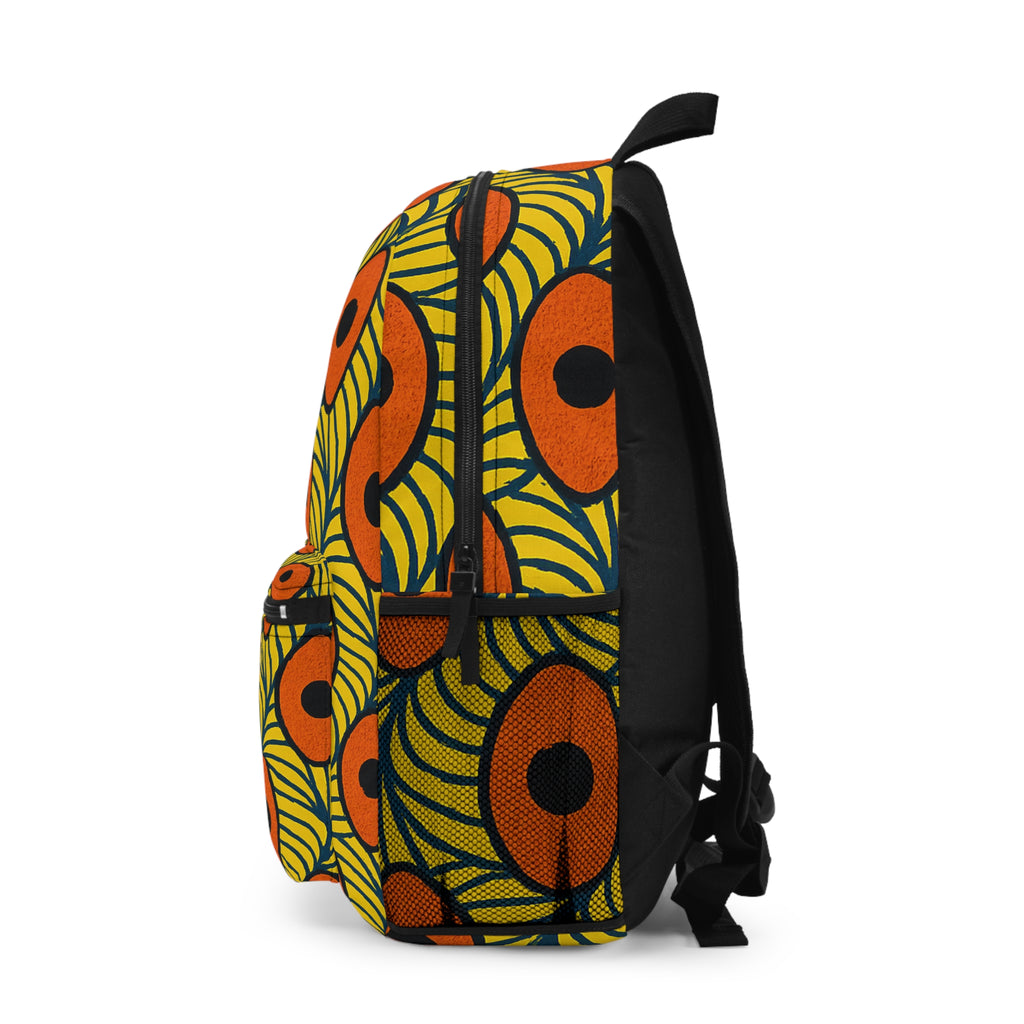 Vibrant Patterned Backpack, Boho Style School Bag, Eco-Friendly Travel Tote, Unique Gift for Students, Colorful Hiking Pack
