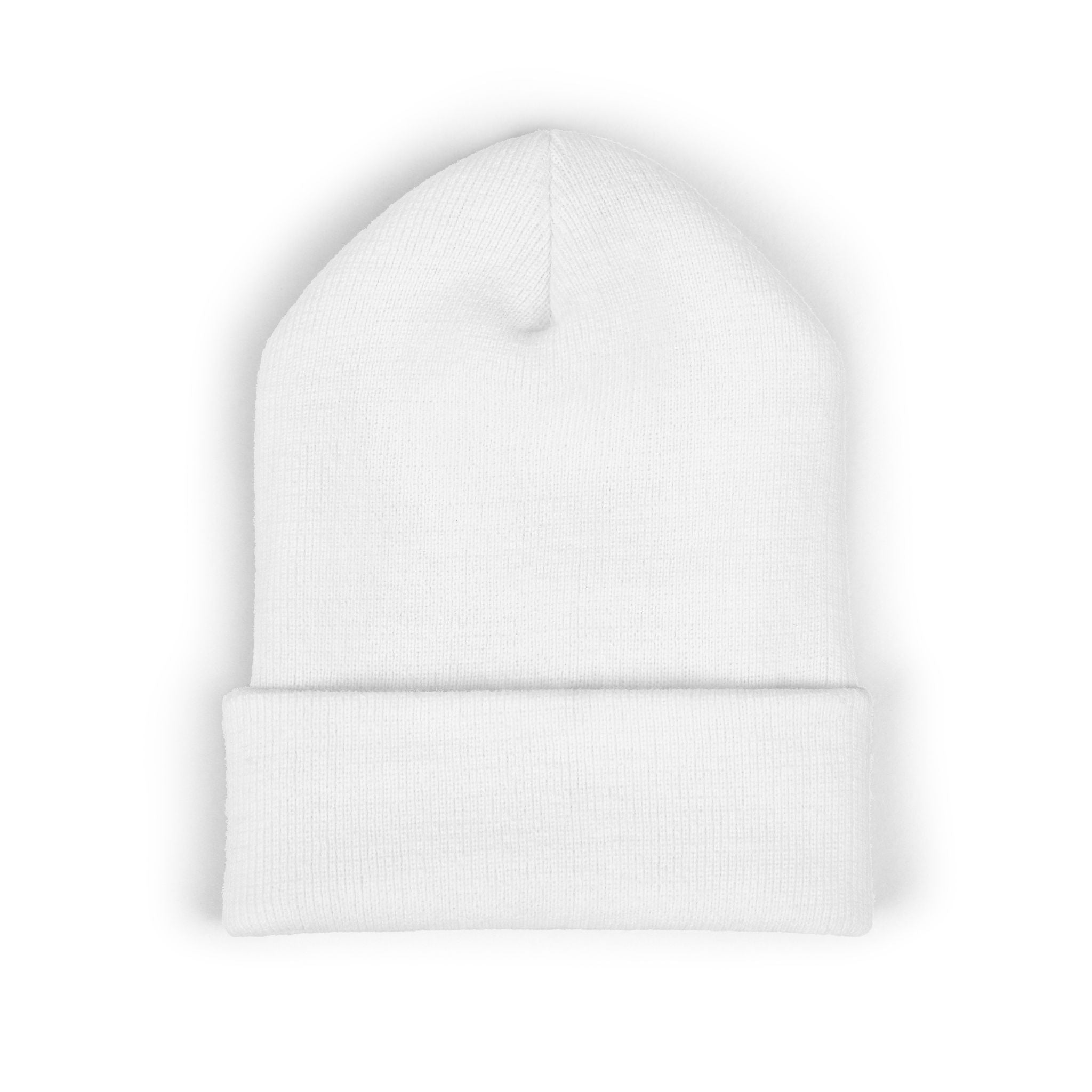 Embroidered Classic Cuffed Beanie, Stylish Winter Hat, Cozy Gifts for Him and Her, Fashionable Knit Headwear, Perfect for Outdoor Activities