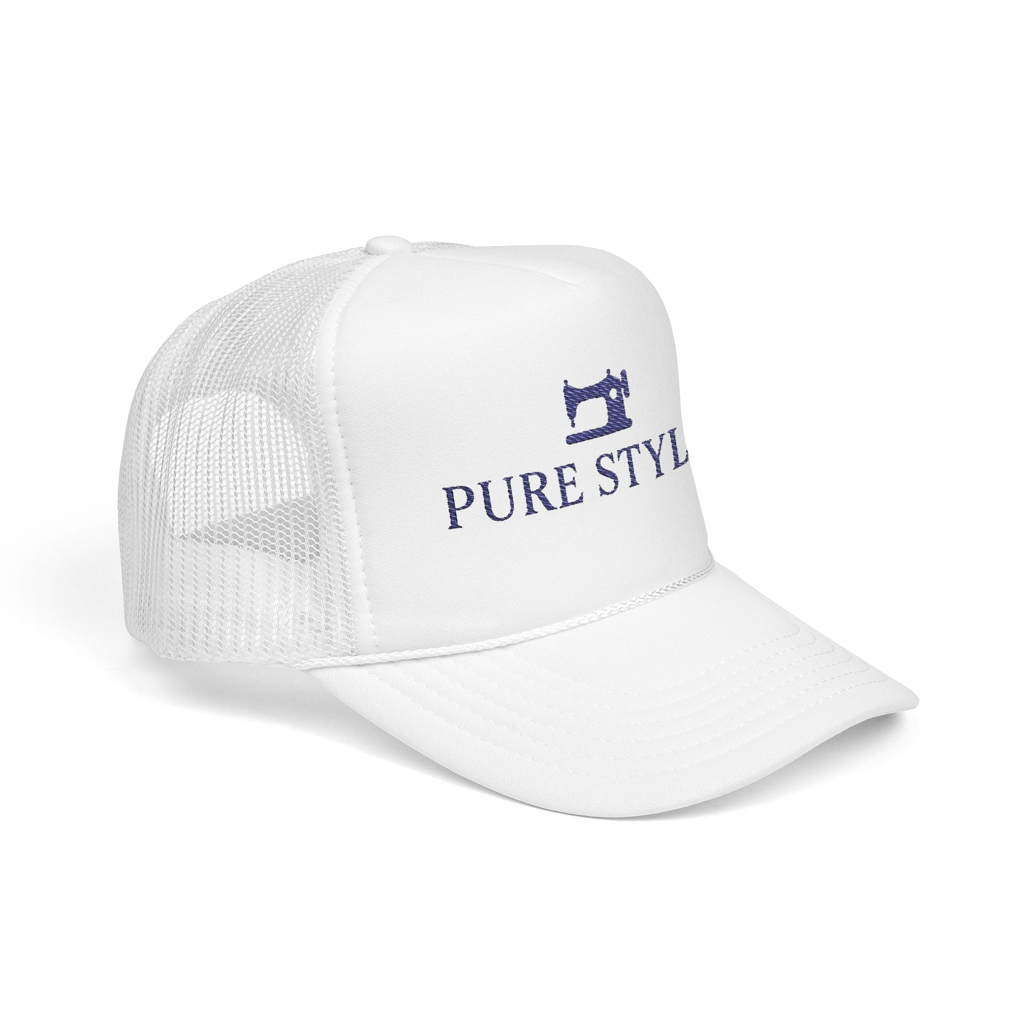 Embroidered Foam Trucker Hat - Stylish Cap for Outdoors, Gifts, Parties, Sports, Everyday Wear