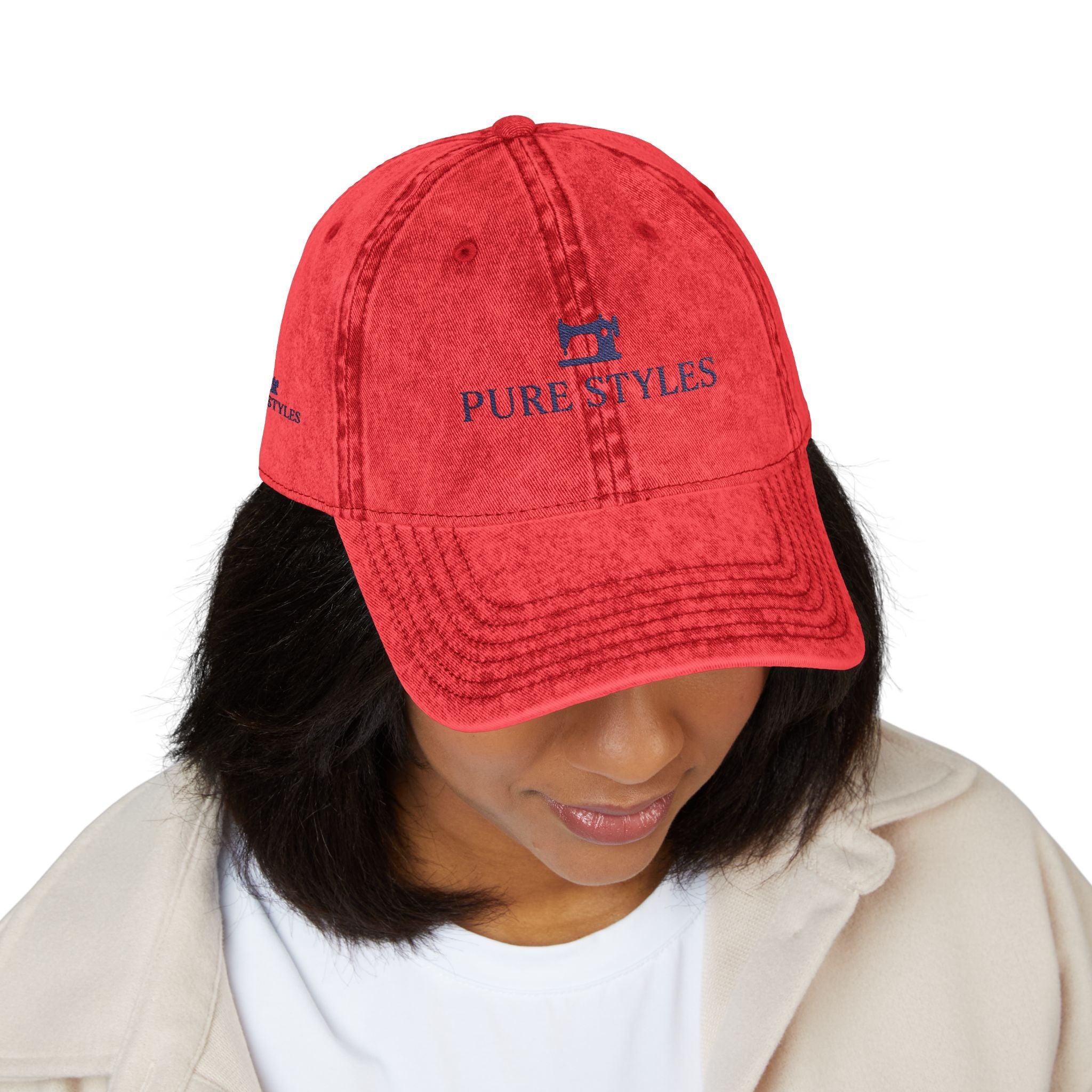 Vintage Embroidered Cap, Casual Hat, Retro Style Headwear, Trendy Accessory, Gifts for Him/Her
