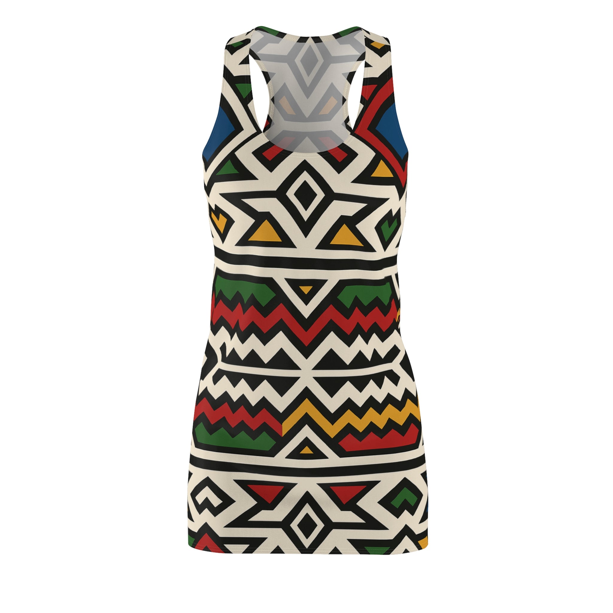 Bohemian Tribal Pattern Dress - Vibrant Summer Fashion, Perfect for Festivals, Beach Days, & Casual Outings