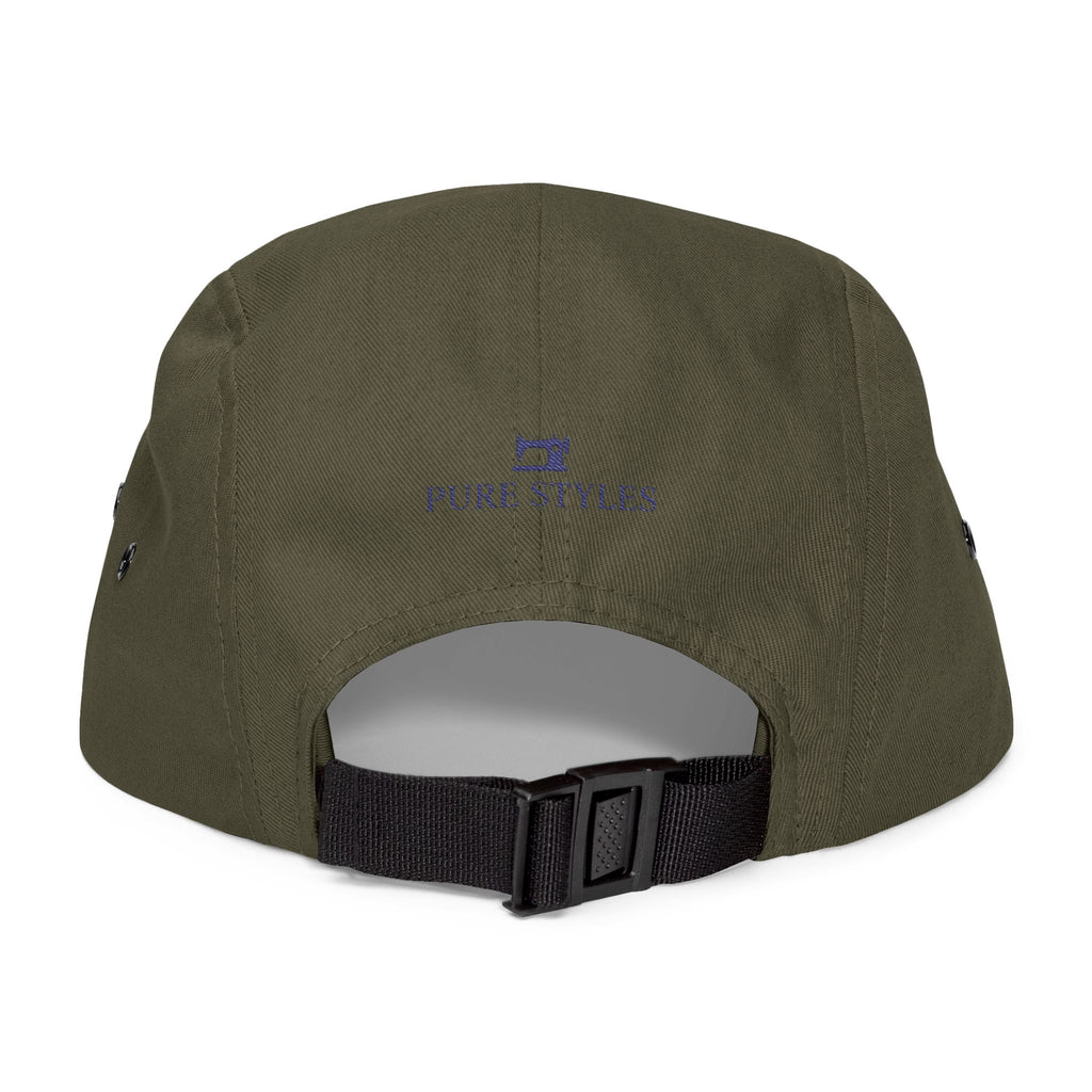 Embroidered 5 Panel Cap for Stylish Everyday Wear, Unisex Hat, Casual Headwear, Gift for Friends, Fashion Accessory