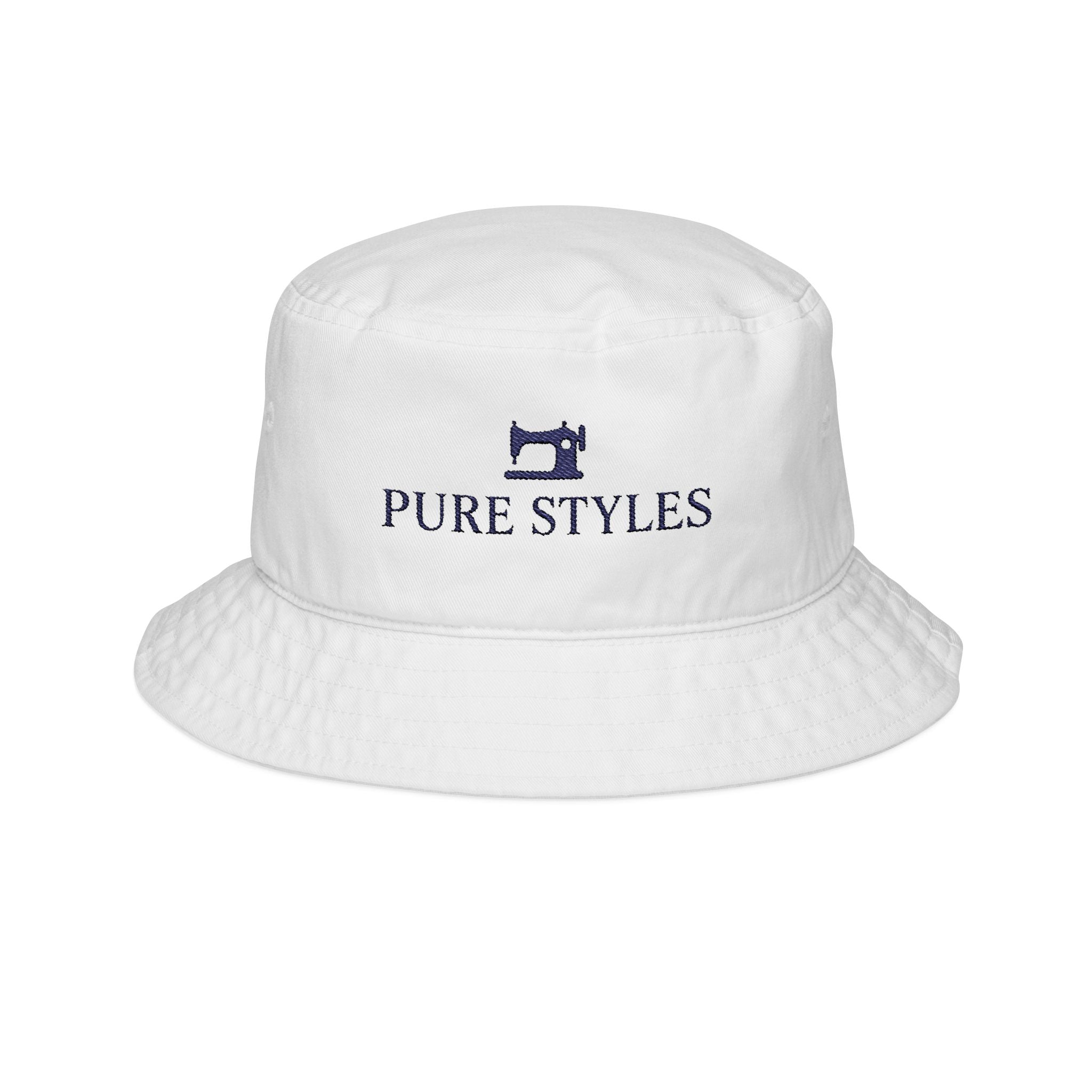 Embroidered Bucket Hat - Pure Styles, Stylish Sun Protection, Summer Accessory, Trendy Gift, Outdoor Fashion